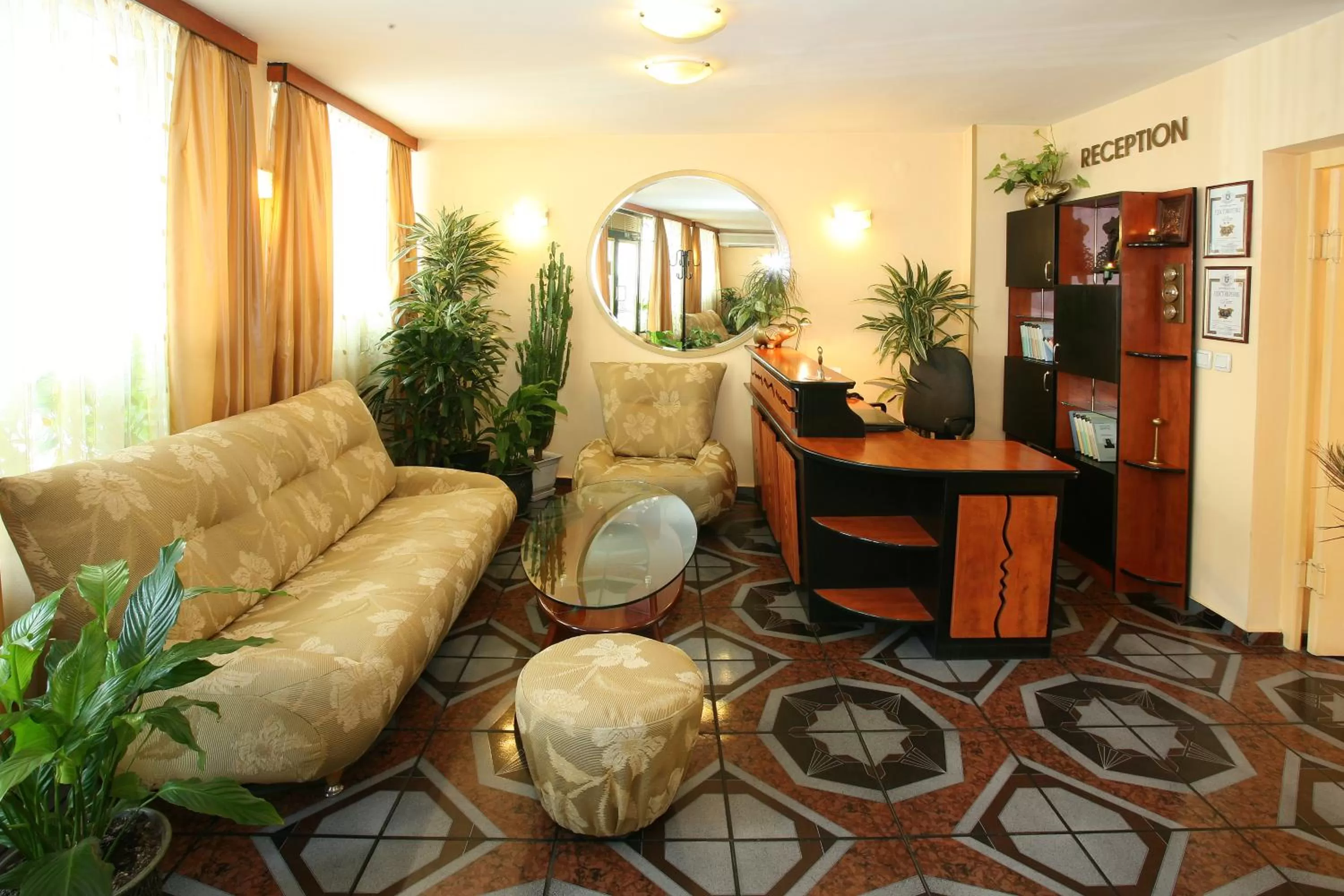 Lobby or reception in Hotel Color