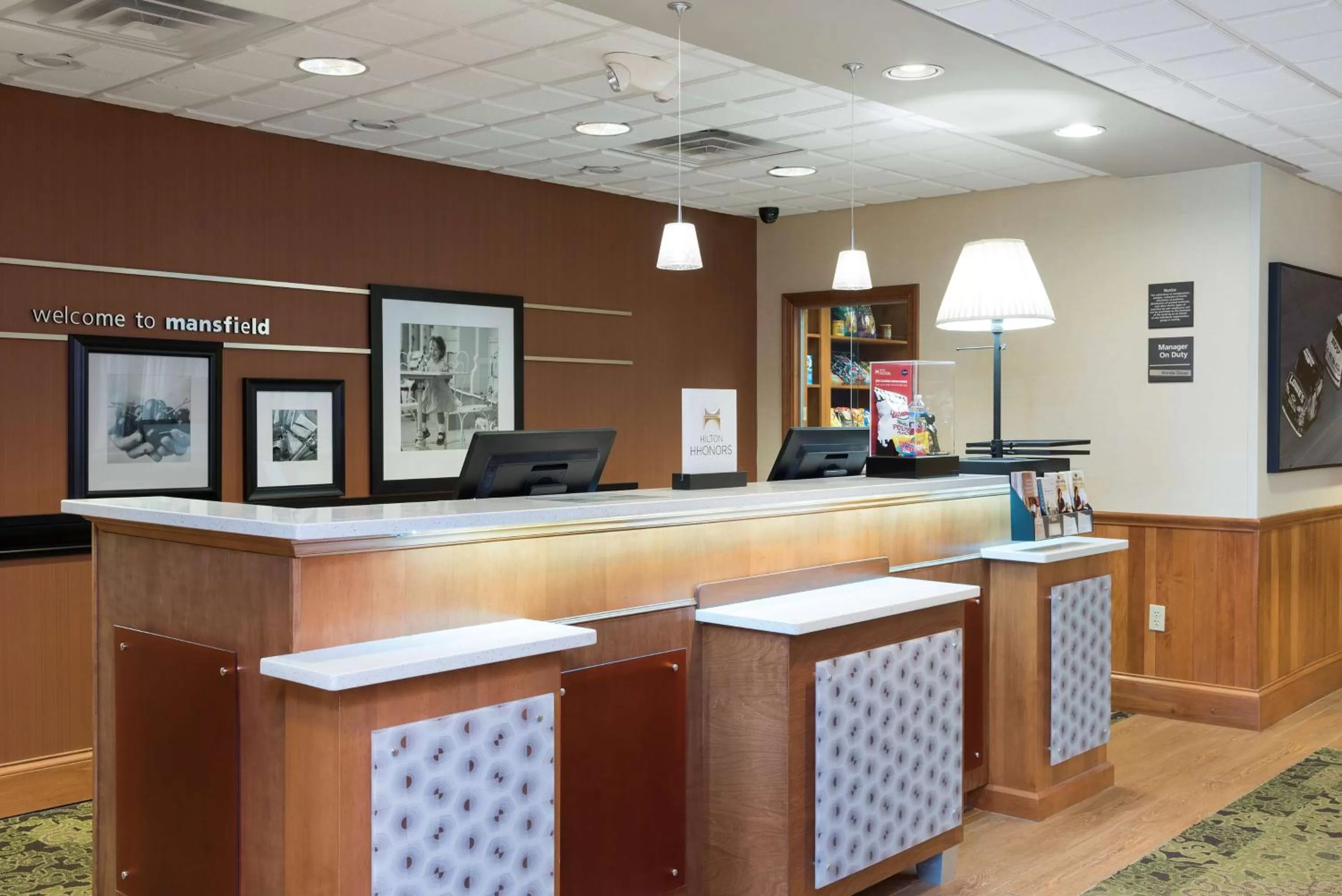 Lobby or reception in Hampton Inn & Suites Mansfield South @ I 71