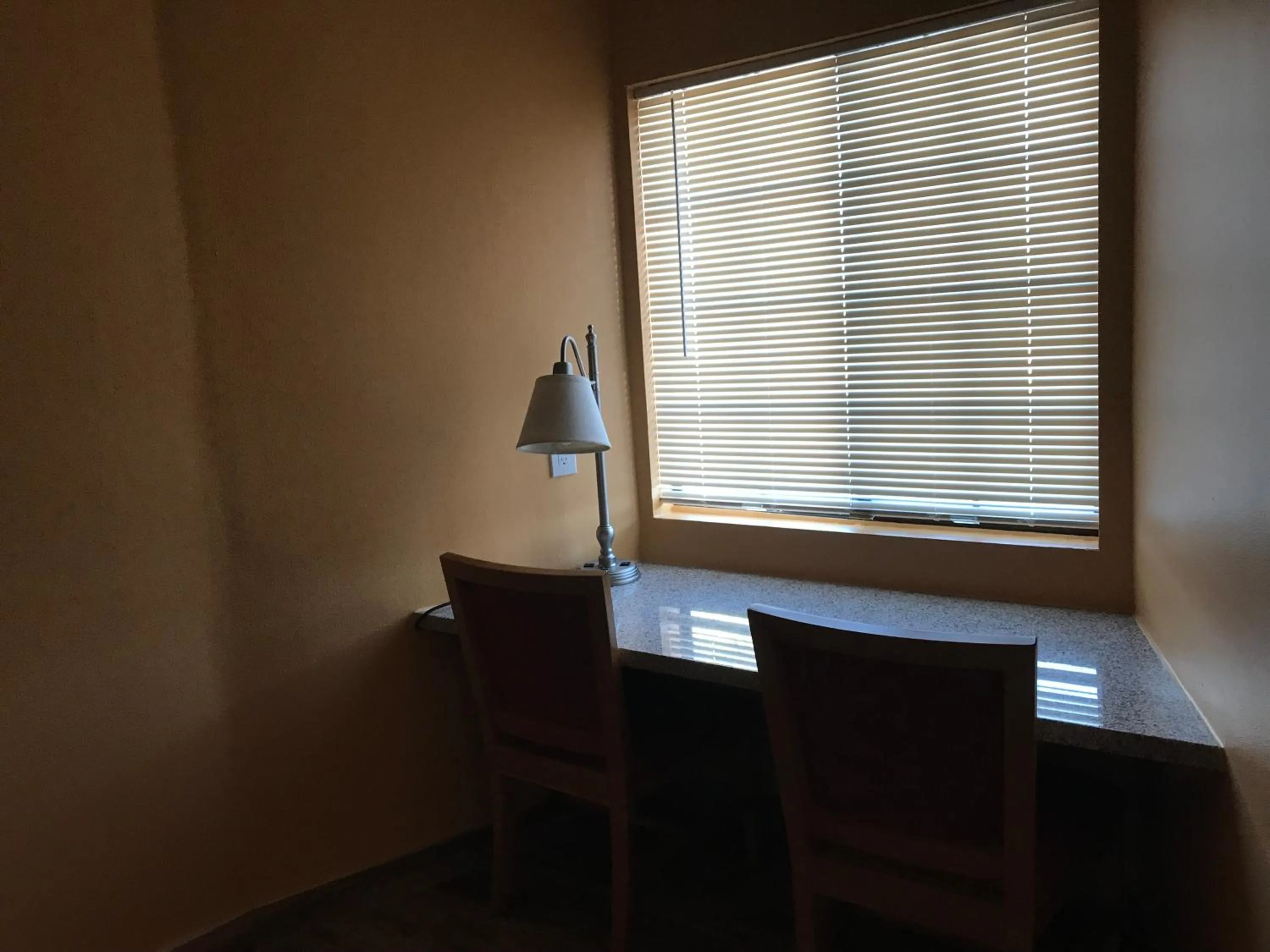 Seating area in El Rancho Dolores at JT National Park