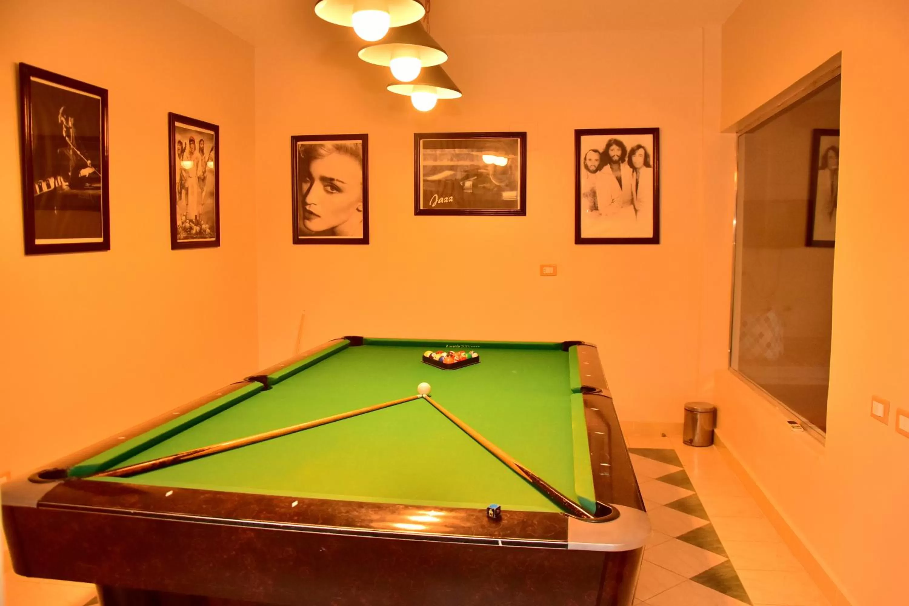 Game Room in Dive Inn Resort