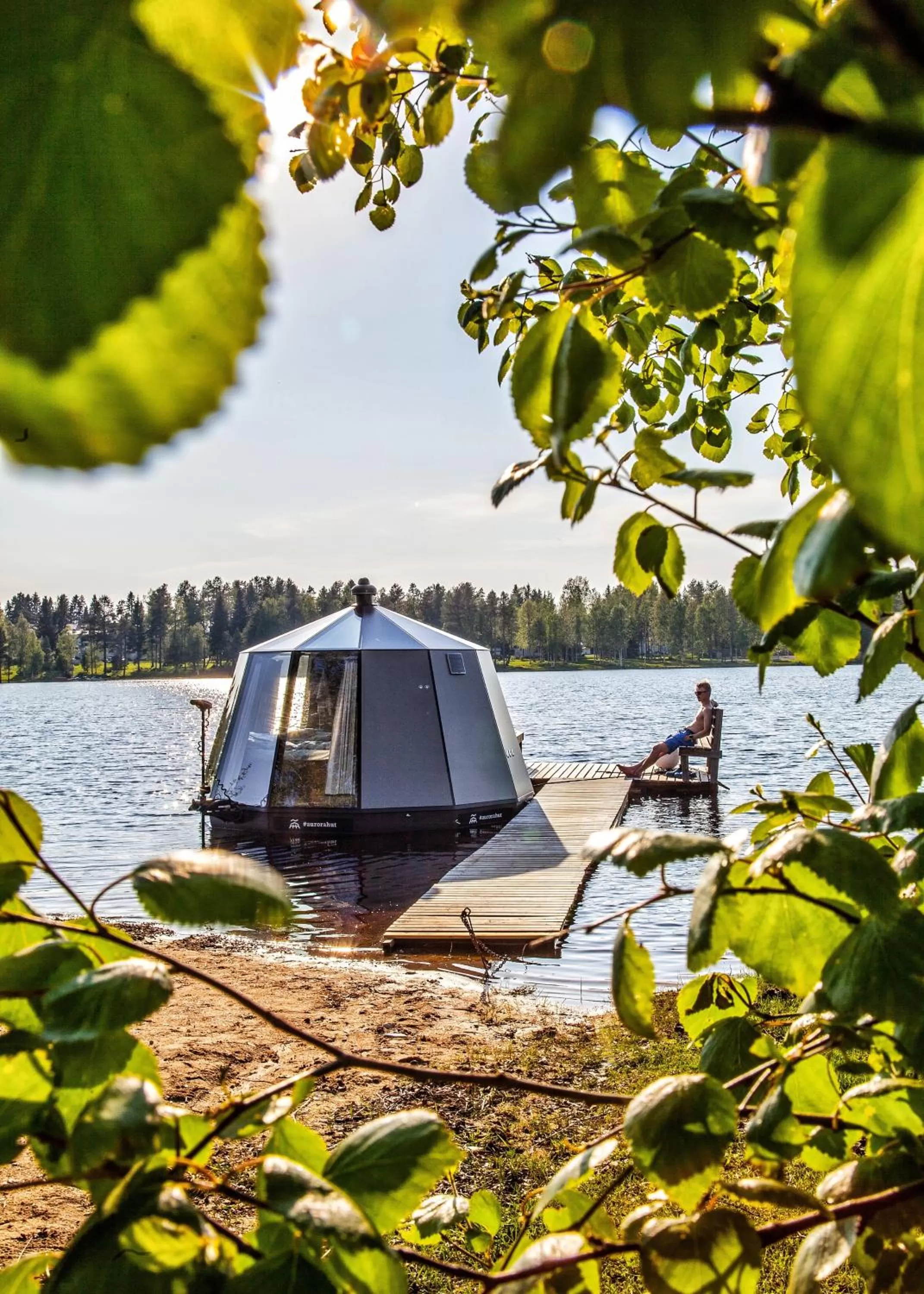 Beach in Arctic Guesthouse & Igloos