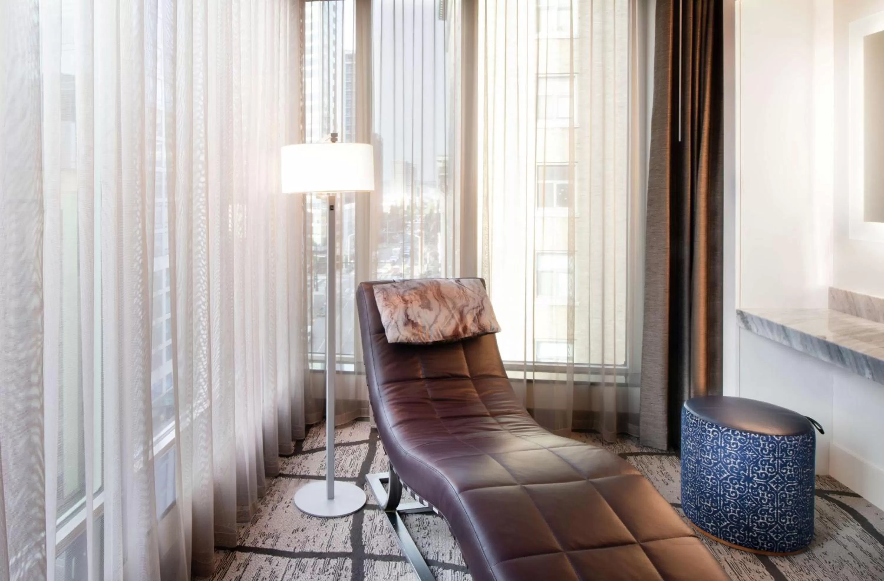 Living room in The Charter Hotel Seattle, Curio Collection By Hilton