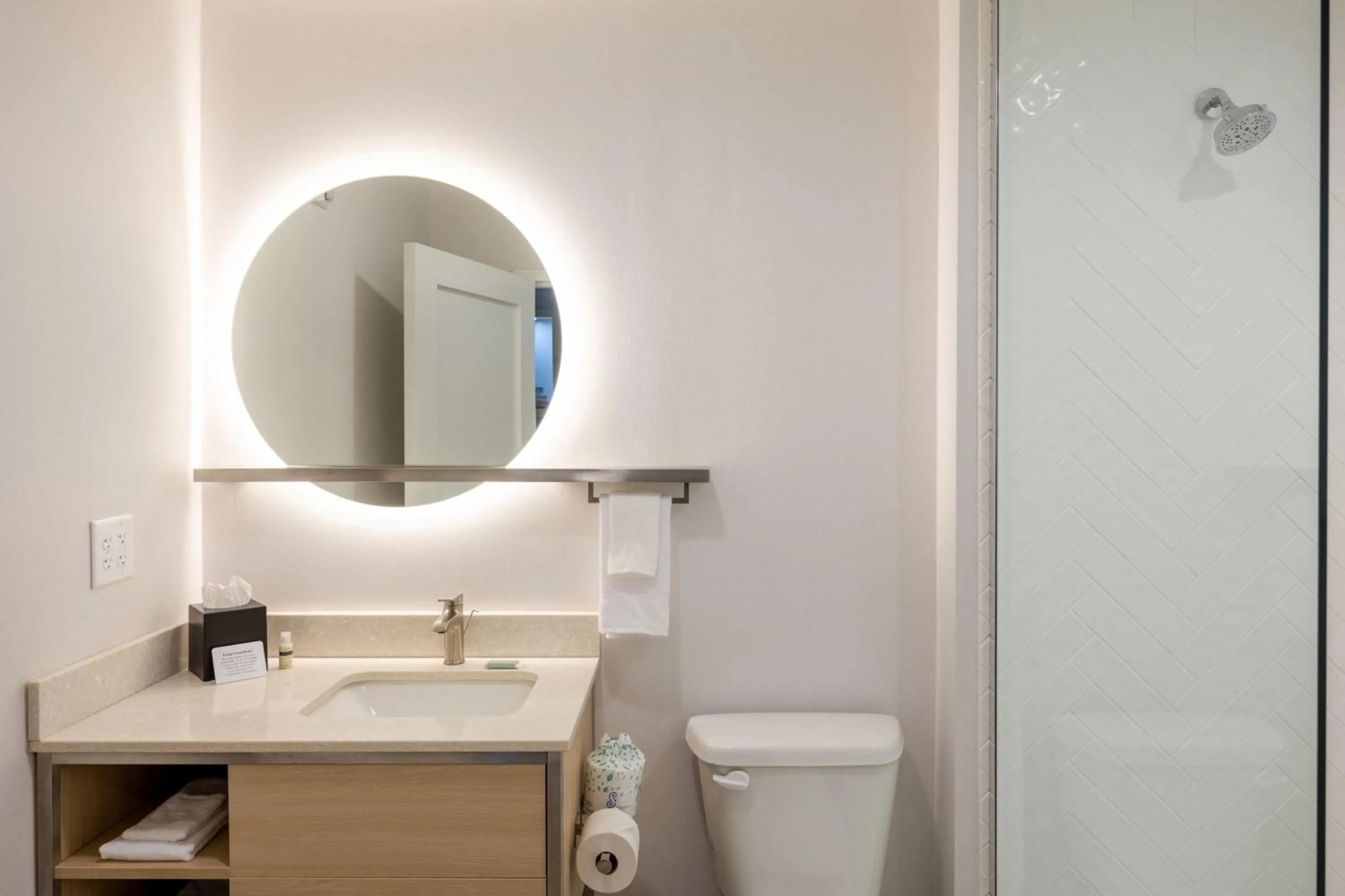 Bathroom in TownePlace Suites by Marriott Canton Riverstone Parkway