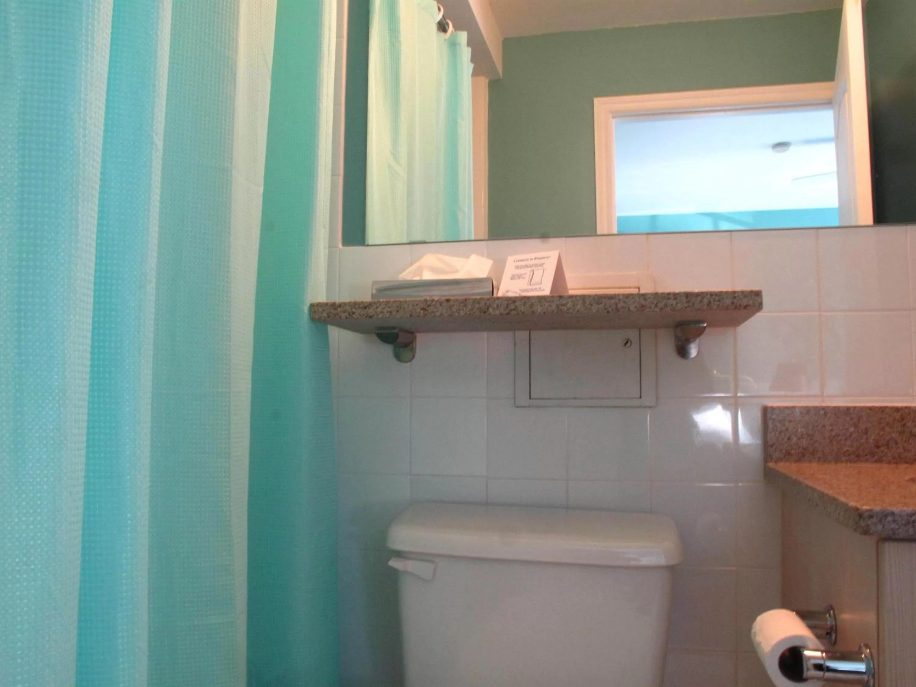 Toilet in Garden South Park Inn