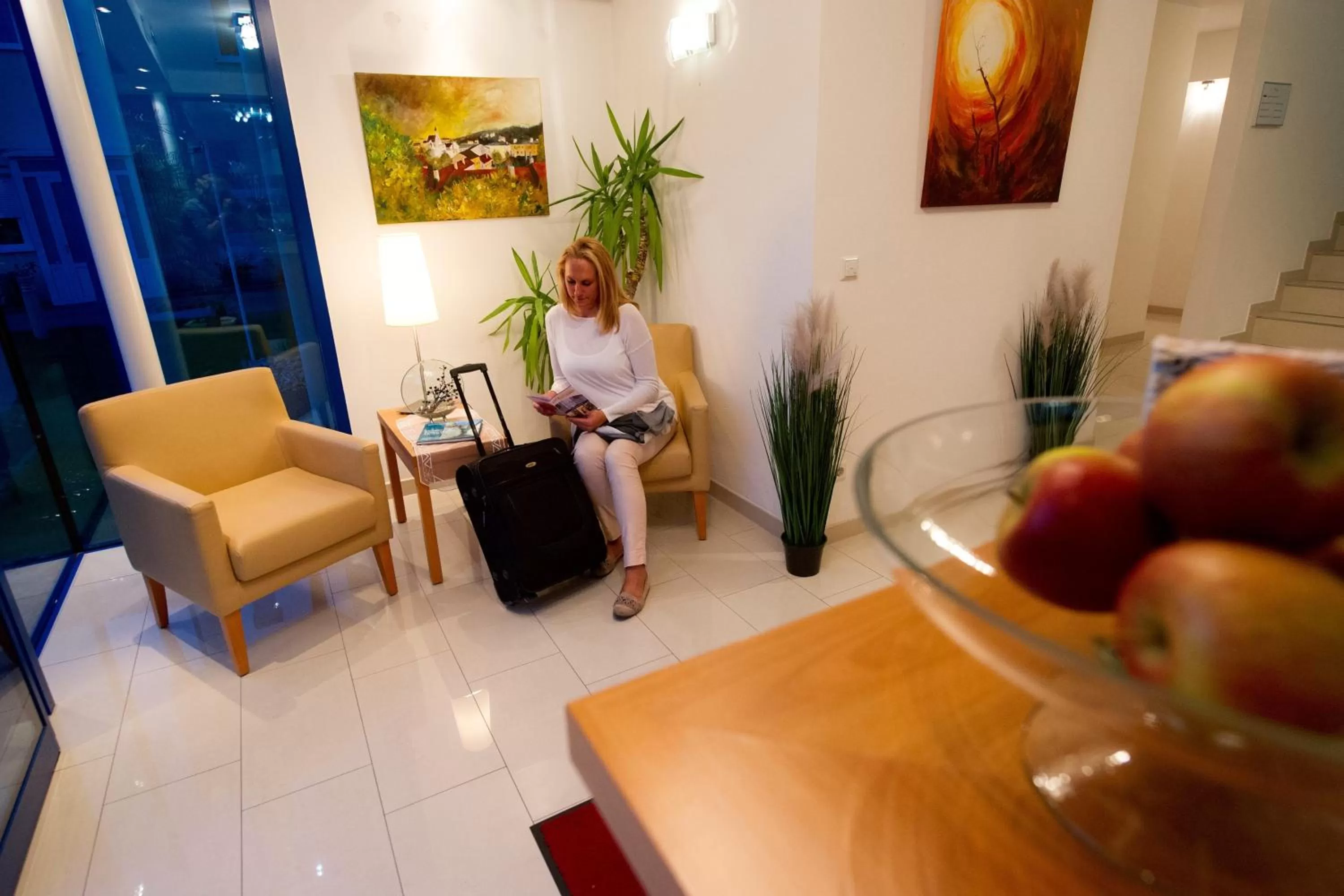 Lobby or reception in City-Hotel Mödling