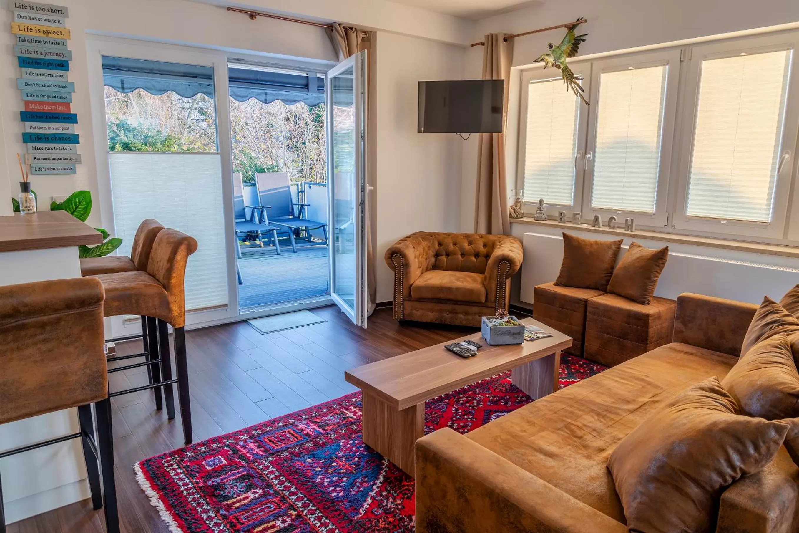Seating area in Seaside-Townhouse