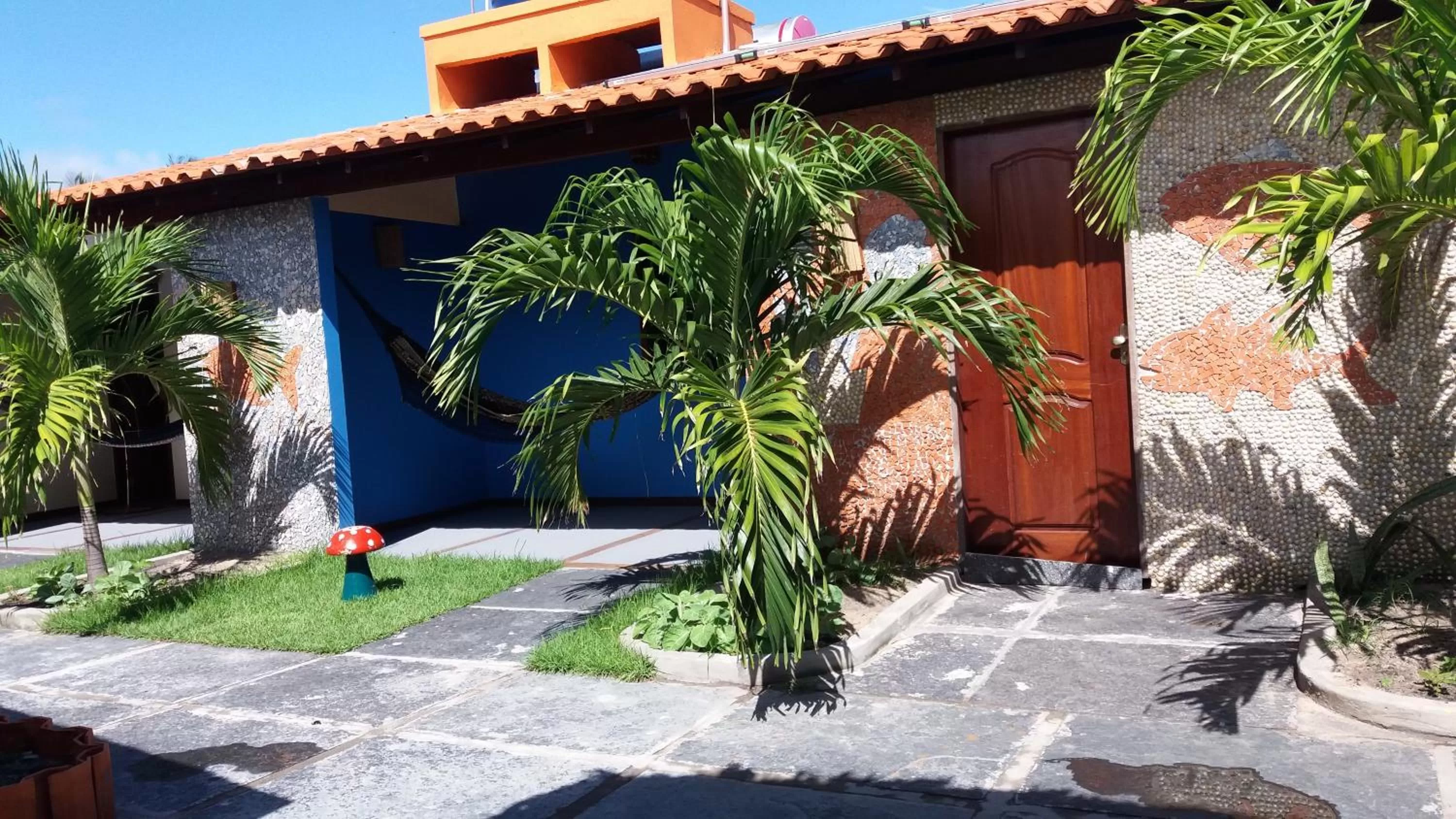 Balcony/Terrace in Pousada vila de pescador