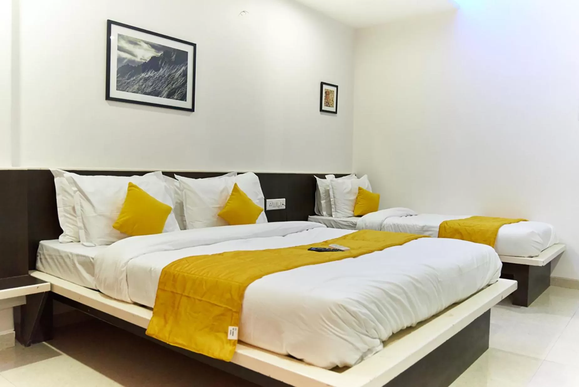 Photo of the whole room, Bed in Hotel Sai Bansi