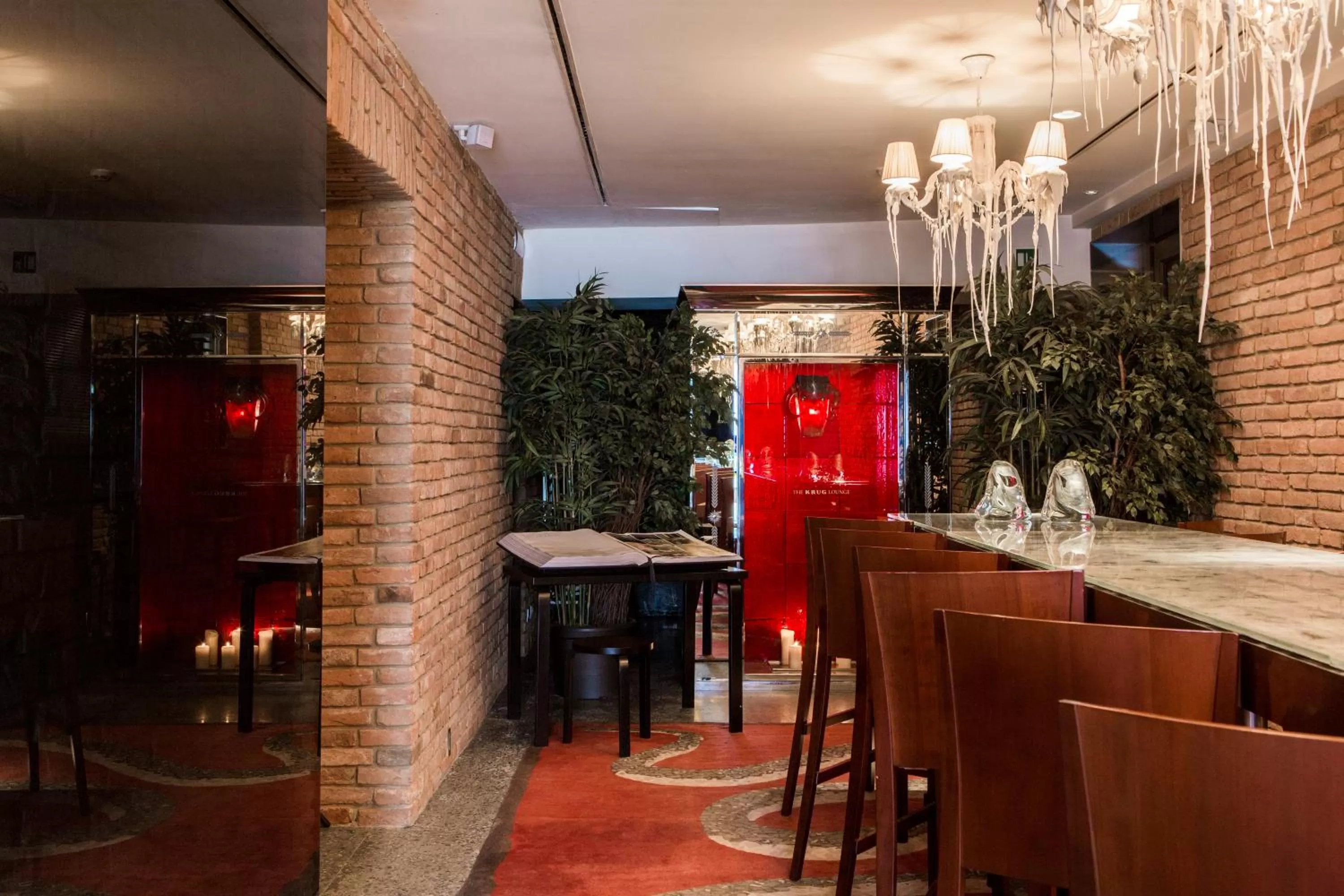 Decorative detail in Hotel Palazzina Grassi