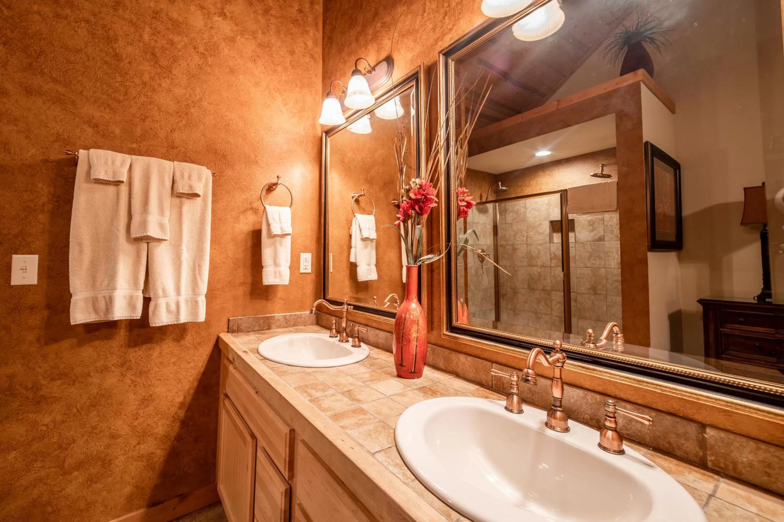 Bathroom in Cabins at Grand Mountain