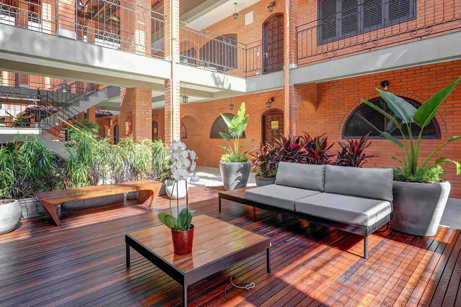 Patio in Elite Hotel