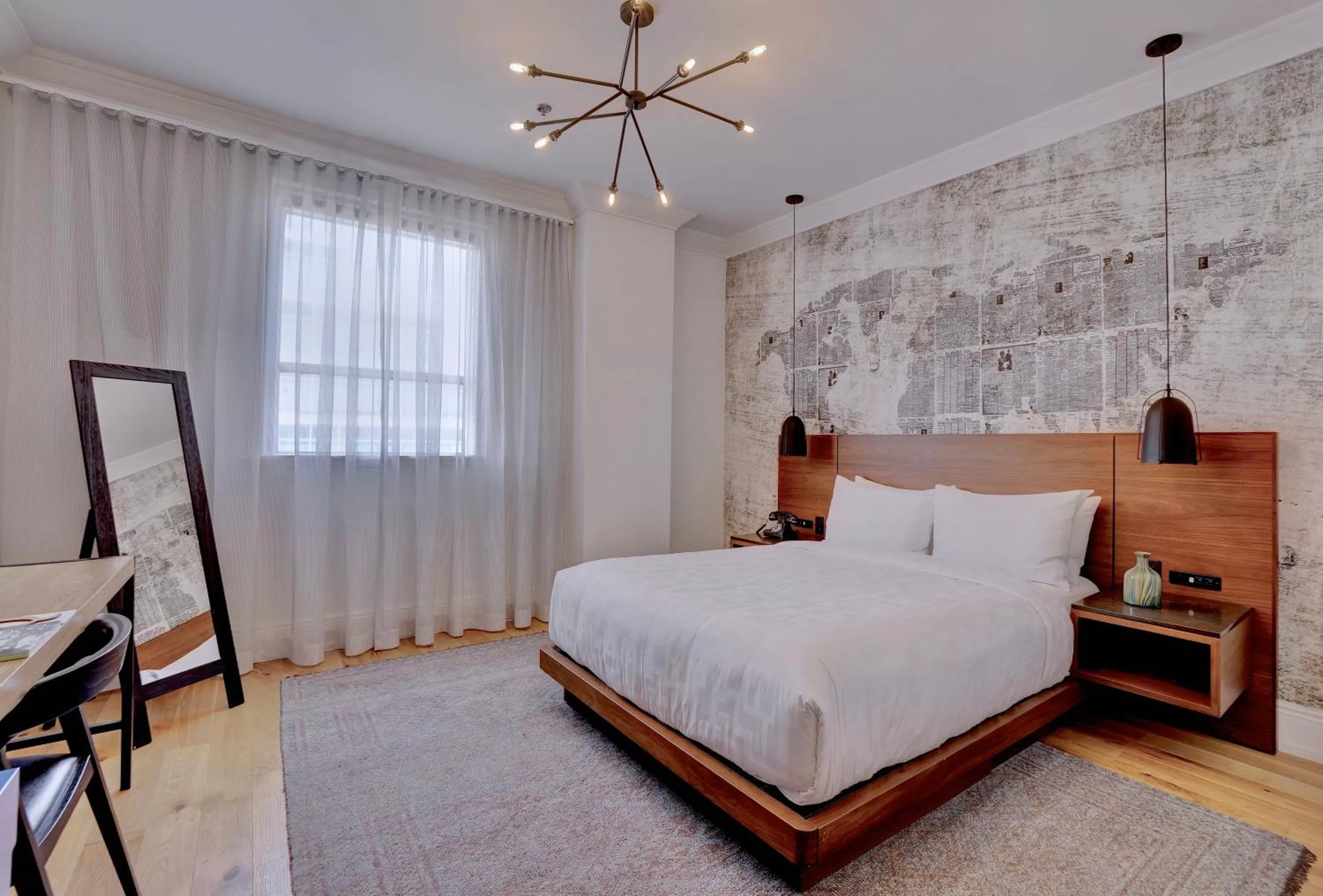 Bed in The Walper Hotel, part of JdV by Hyatt