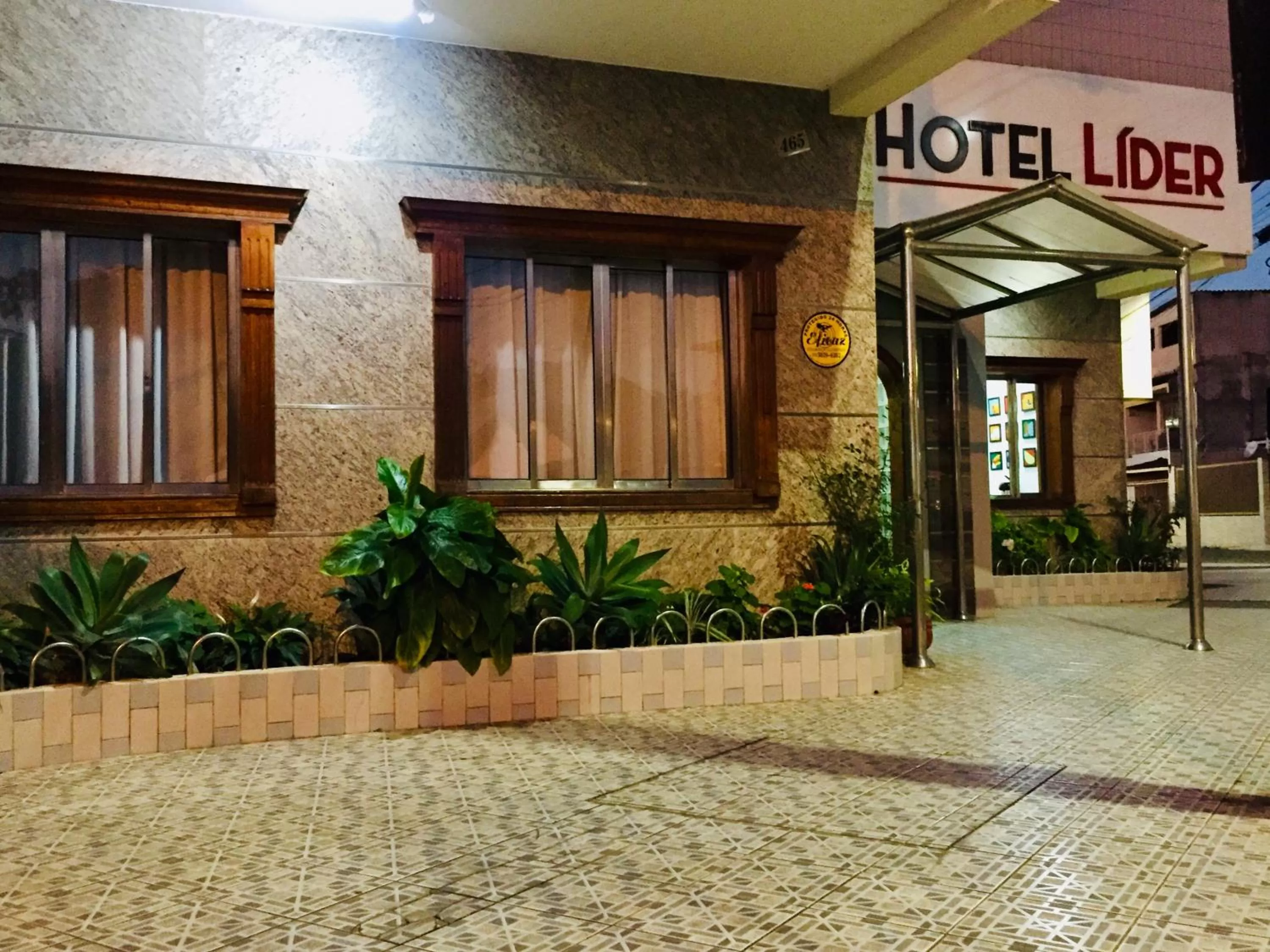 Facade/entrance in Hotel Líder