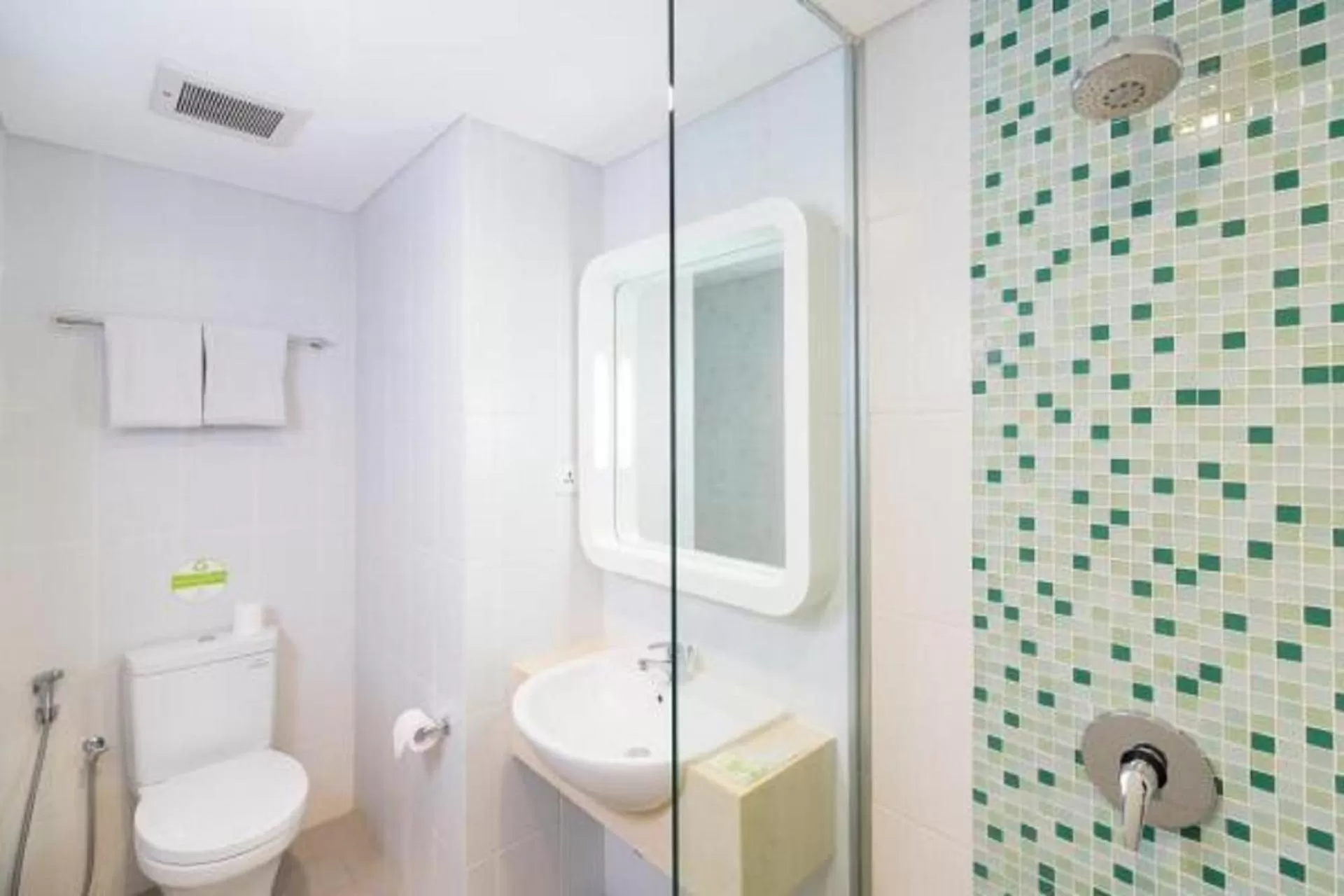 Shower in Zest Legian by Swiss-Belhotel International