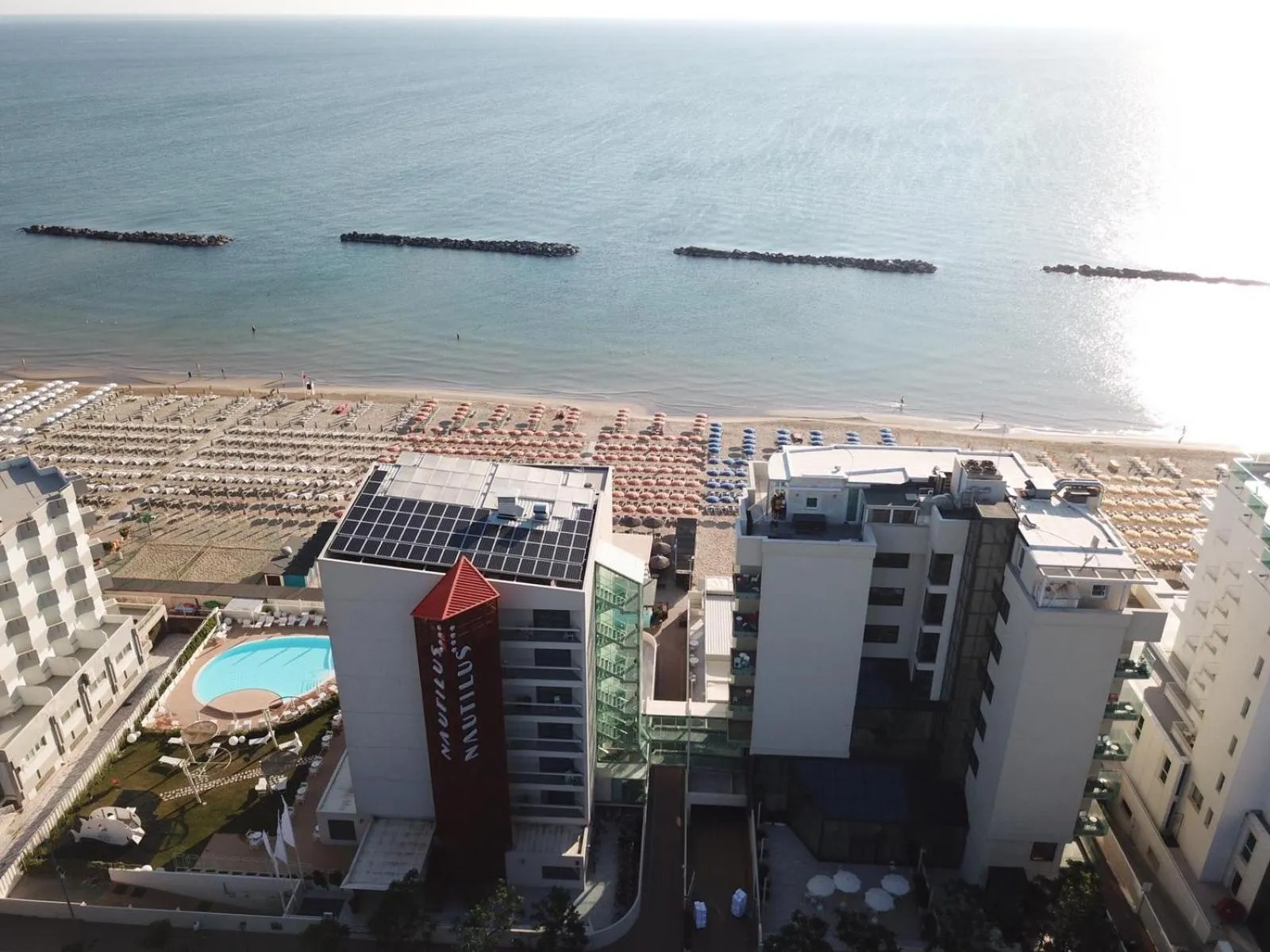 Bird's eye view in Nautilus Family Hotel