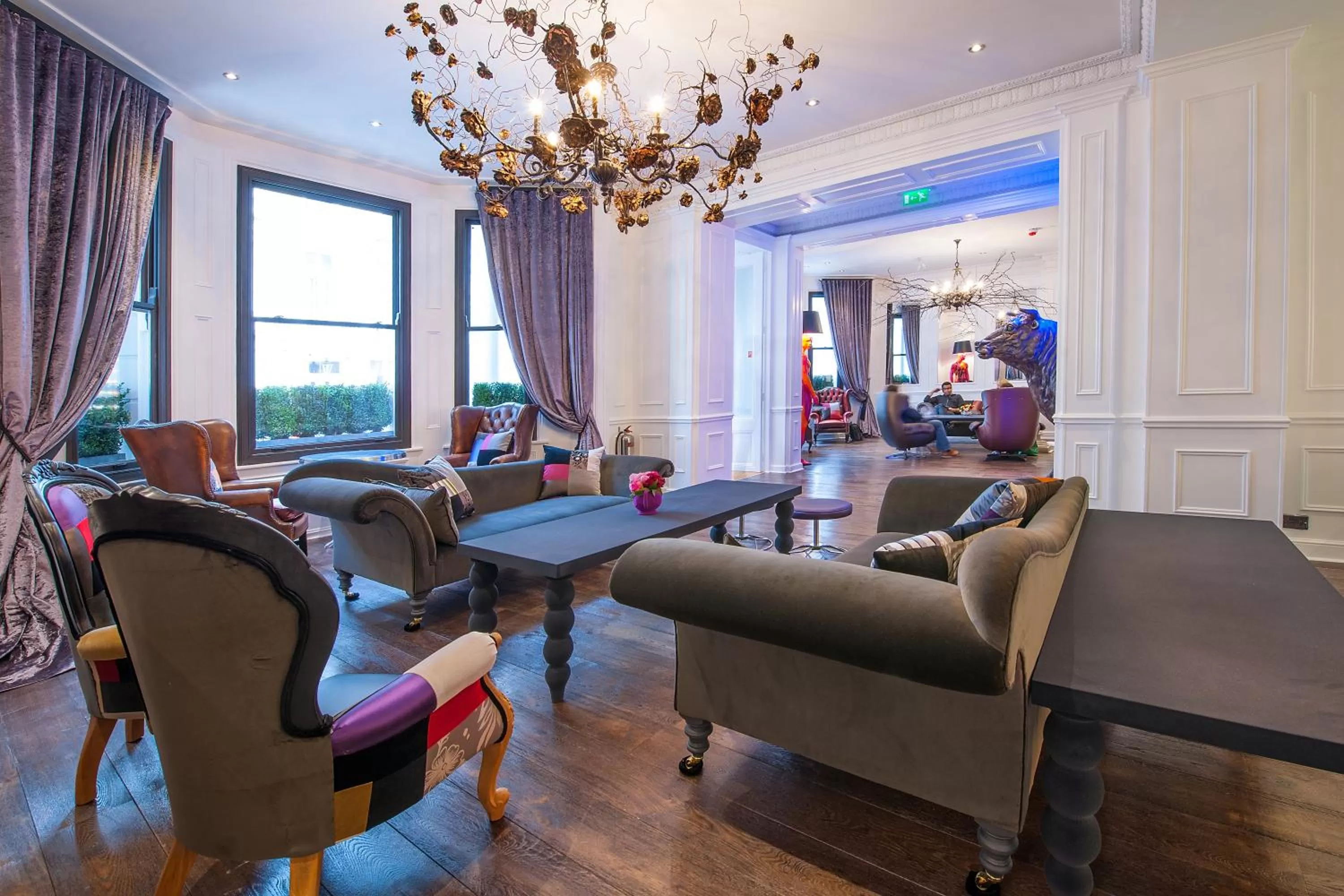 Lobby or reception in The Exhibitionist Hotel