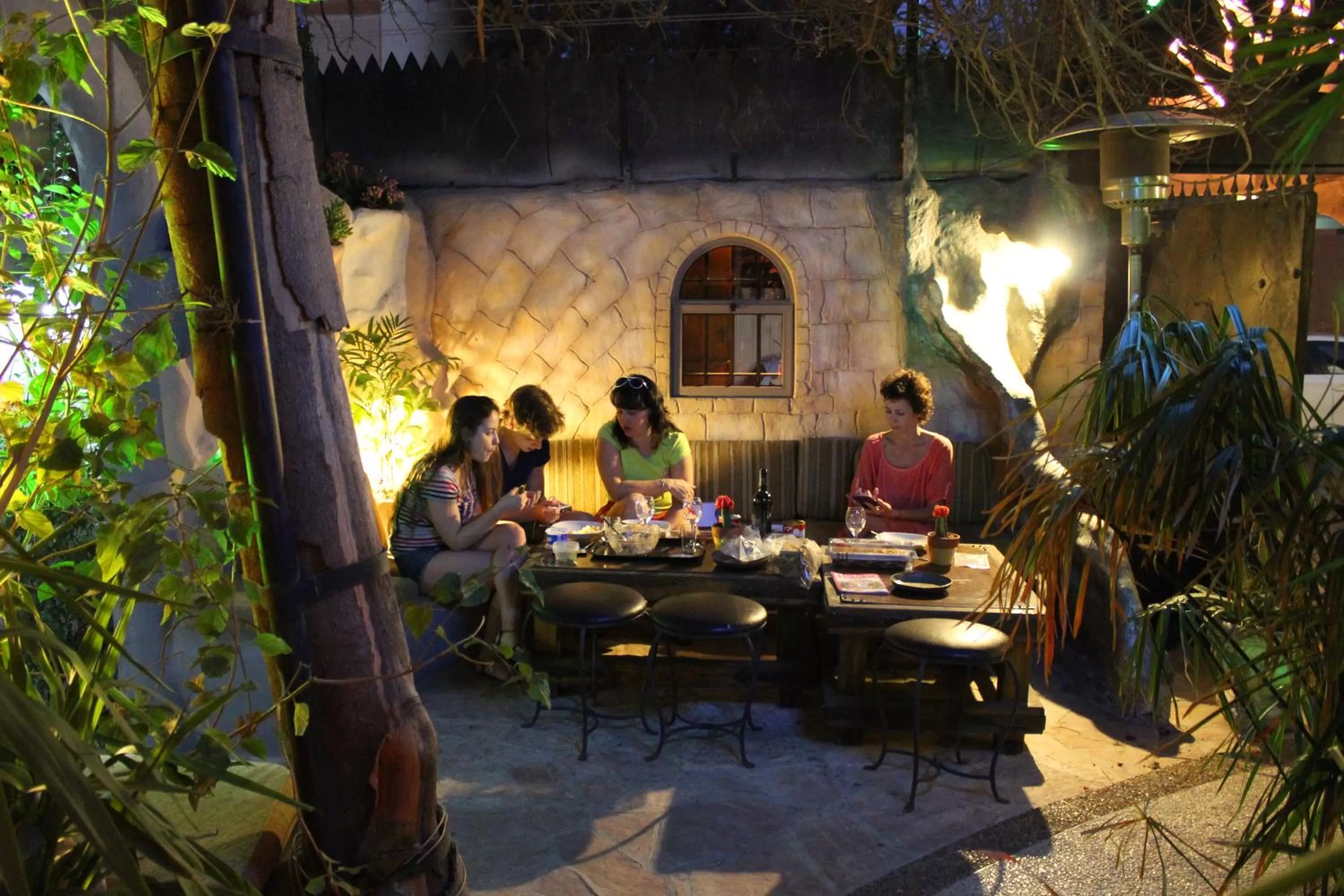 Guests in Sunset Inn