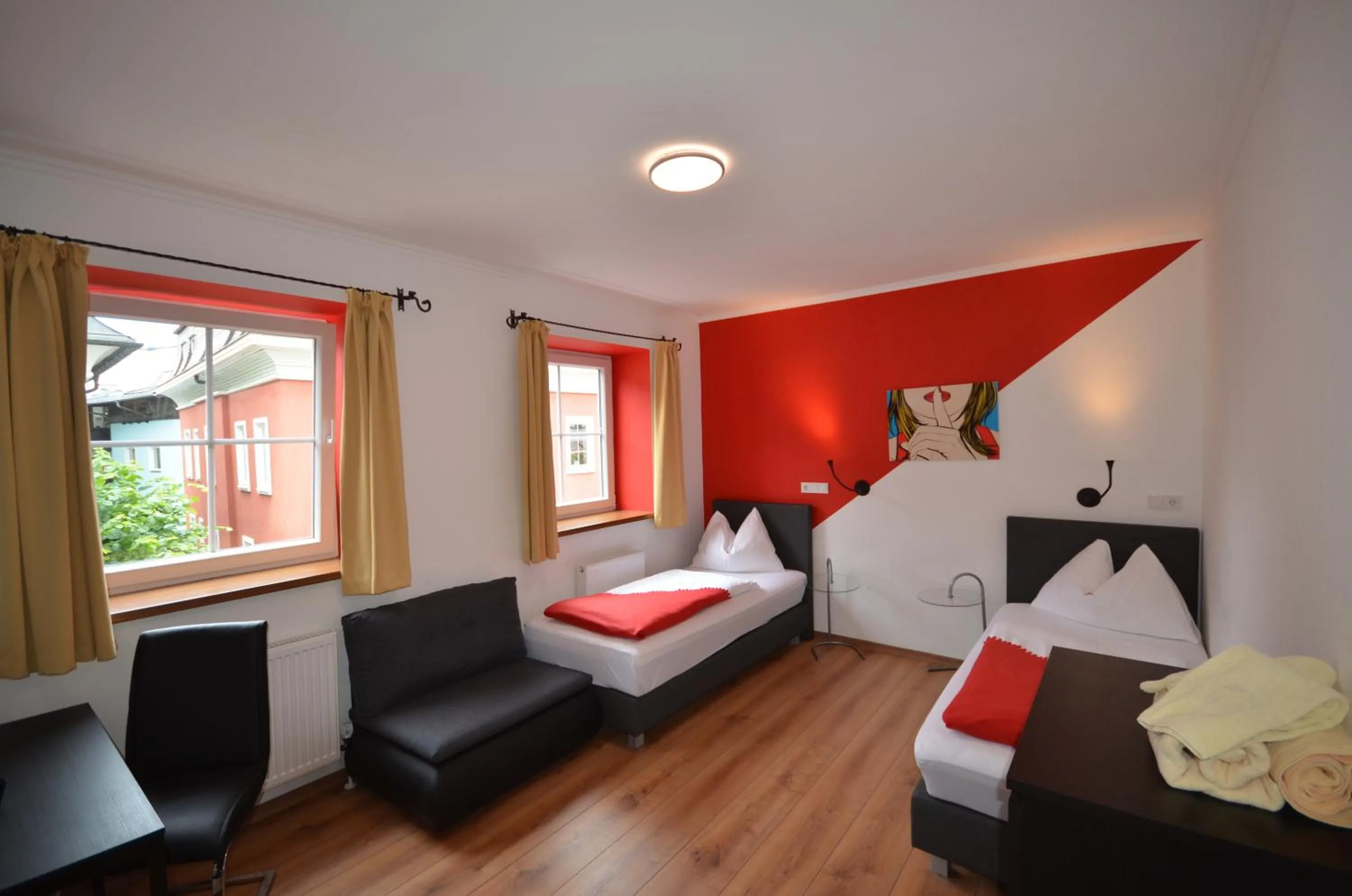 Photo of the whole room, Bed in Hotel Traube