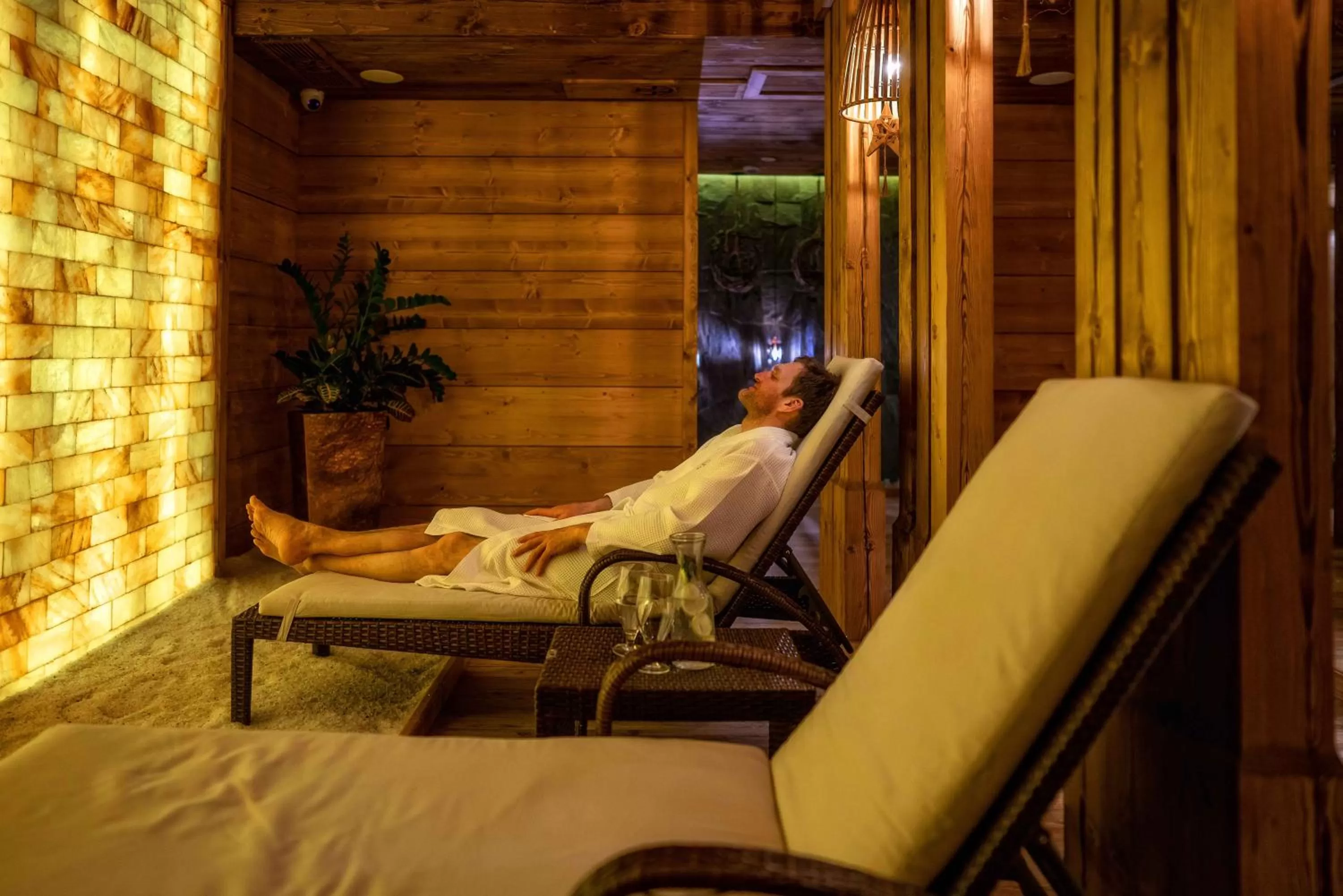 People in Gold Hotel