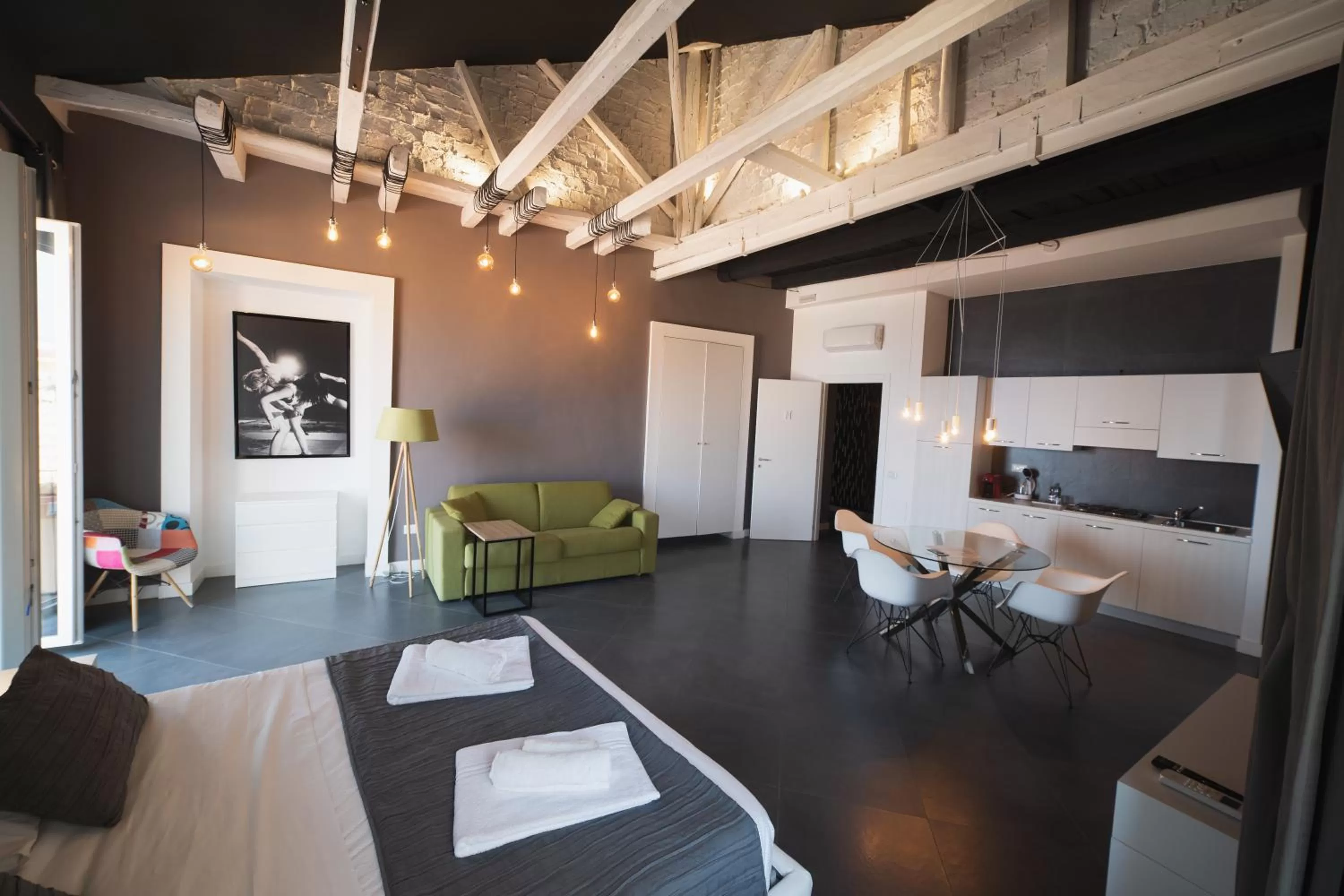 Bed in Residenza Nausicaa - 50 meters from the beach