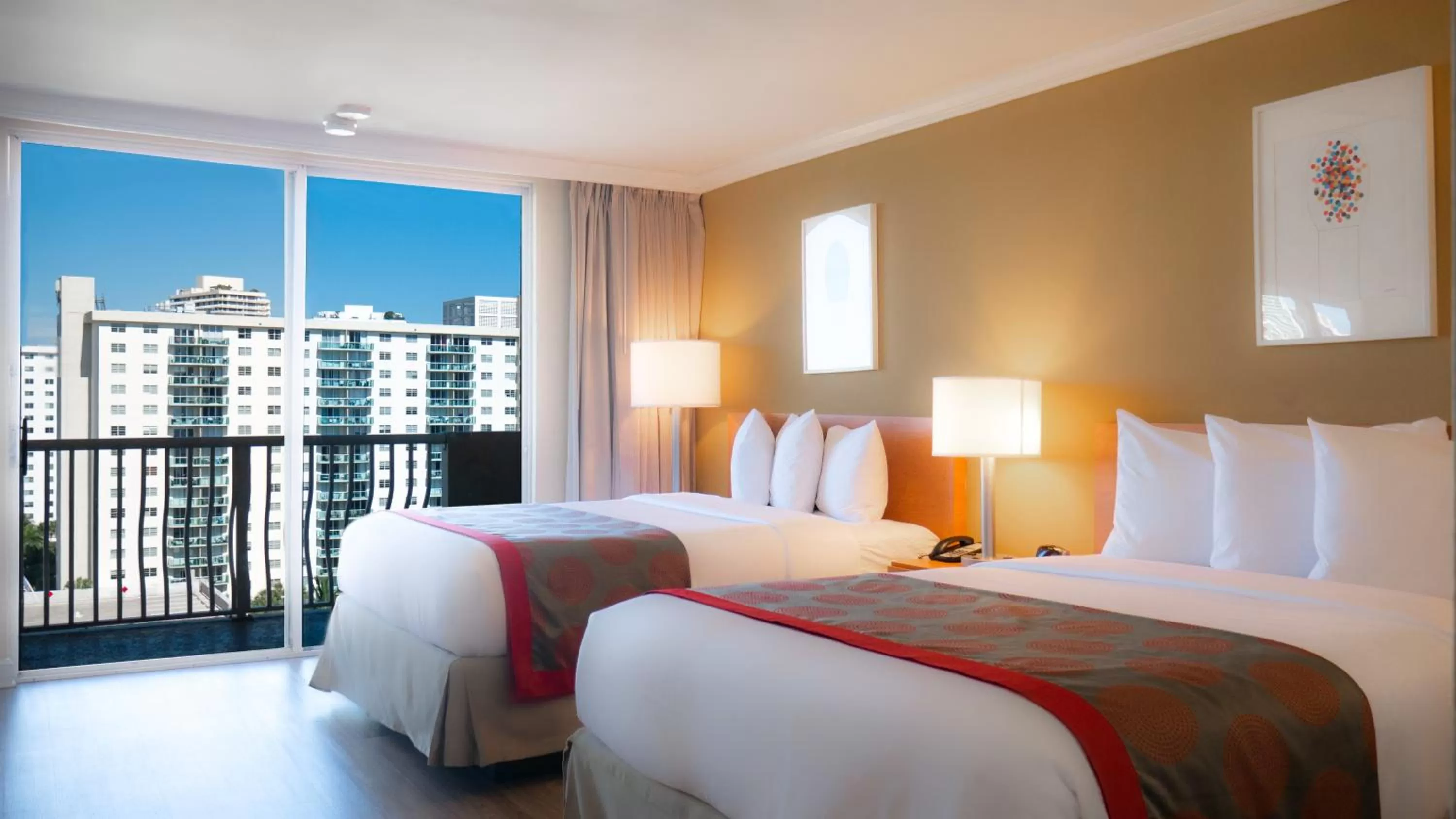 Bed in Ramada Plaza by Wyndham Marco Polo Beach Resort
