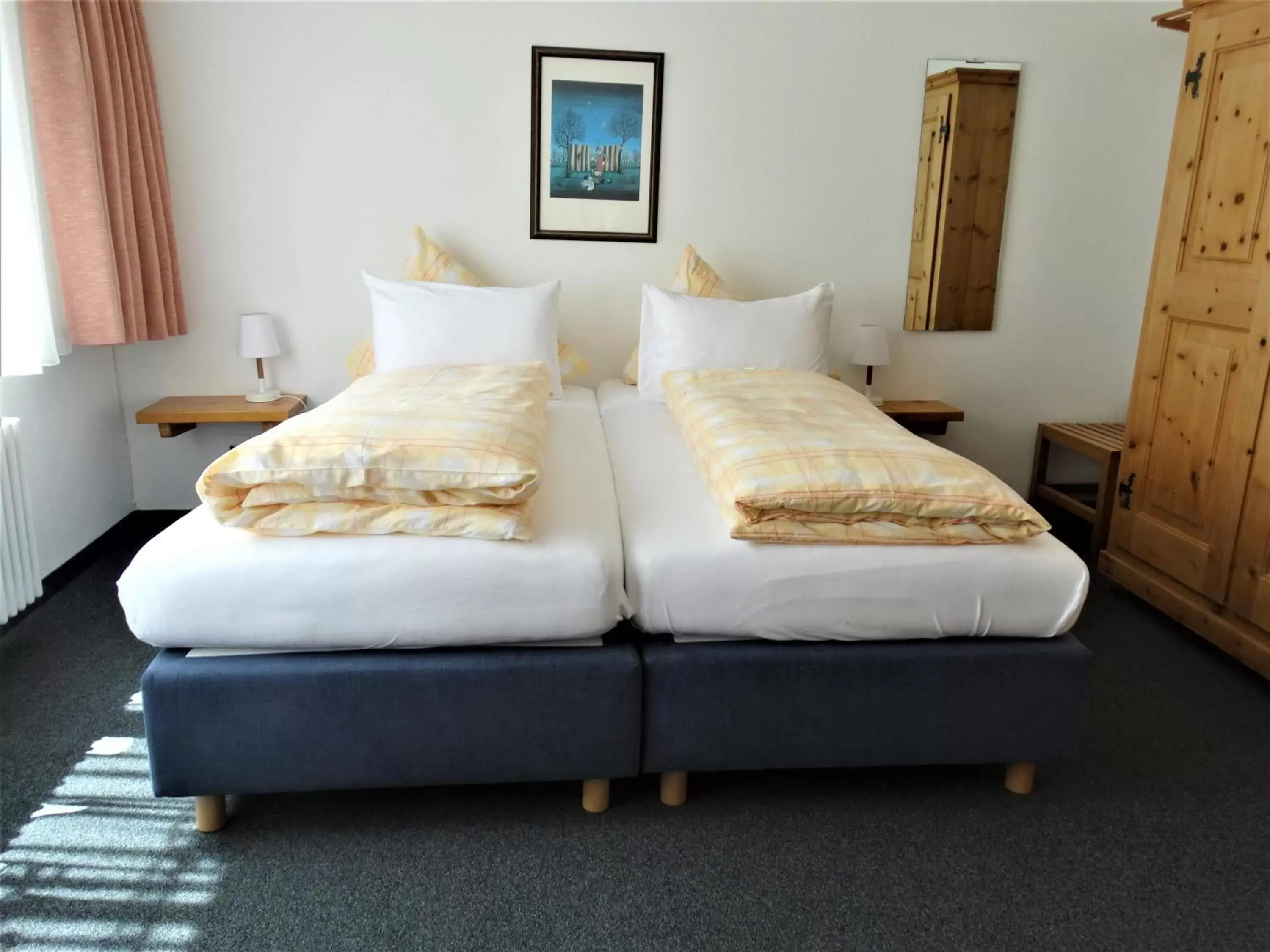 Double Room with Shared Bathroom in Hotel Bündnerhof Double Room with Shared Bathroom in Hotel Bündnerhof