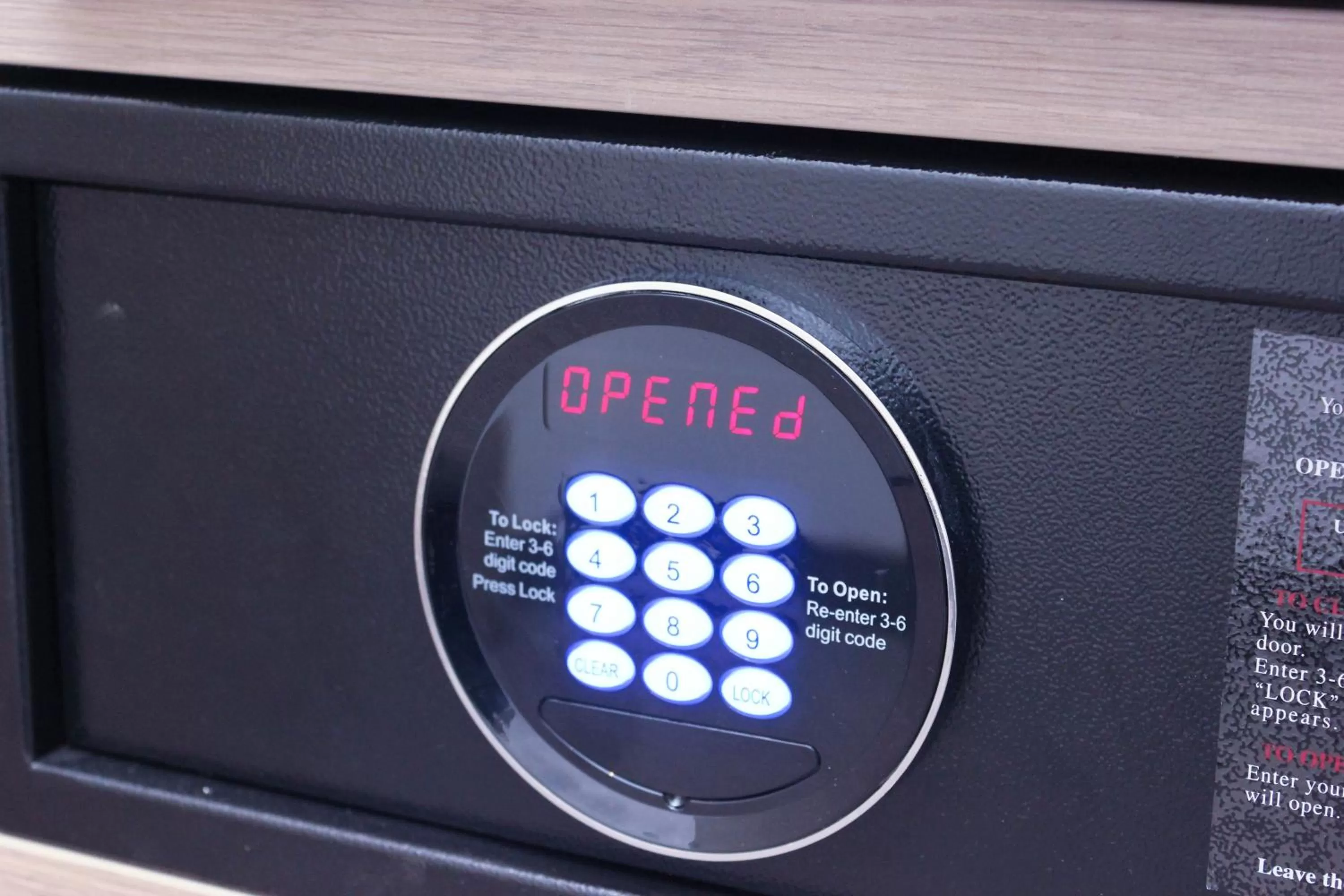 safe in City Hotel Würzburg