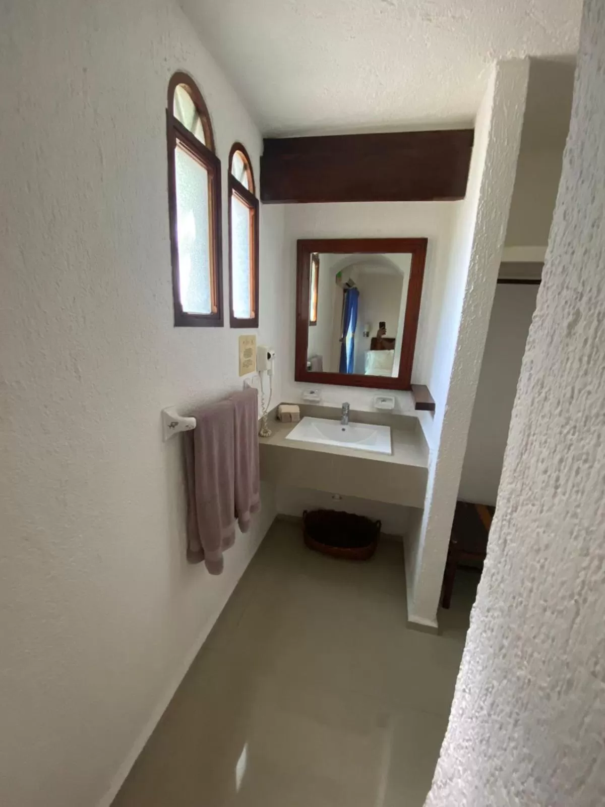 Bathroom, Bed in Eco-hotel El Rey del Caribe