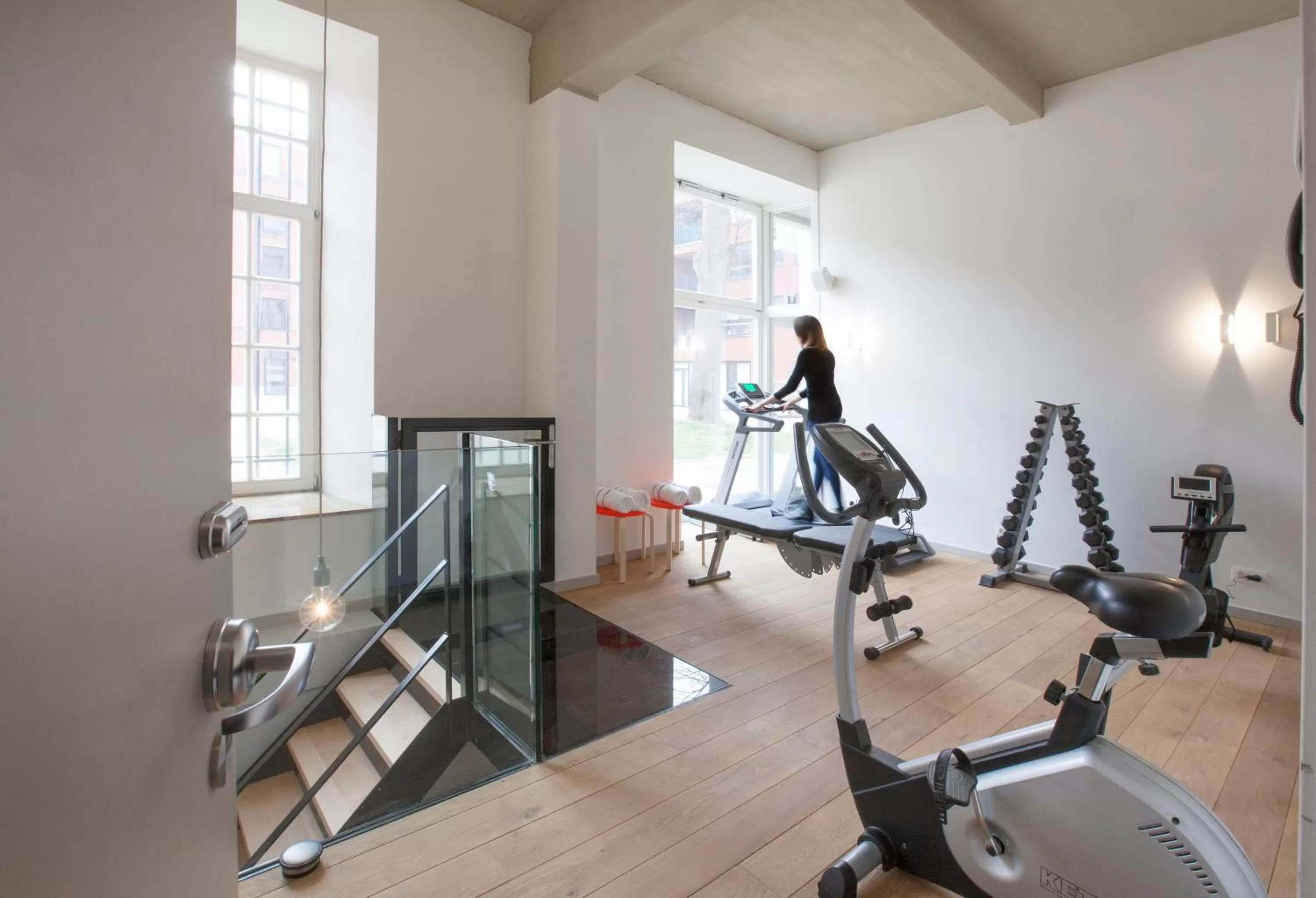 Fitness centre/facilities in Hotel The Lodge Vilvoorde