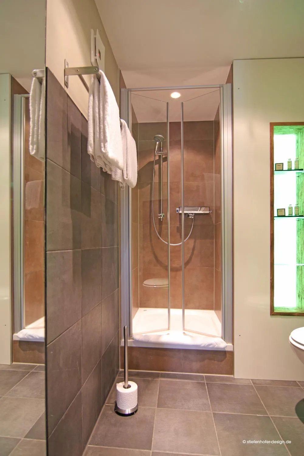 Shower in Elements Hotel