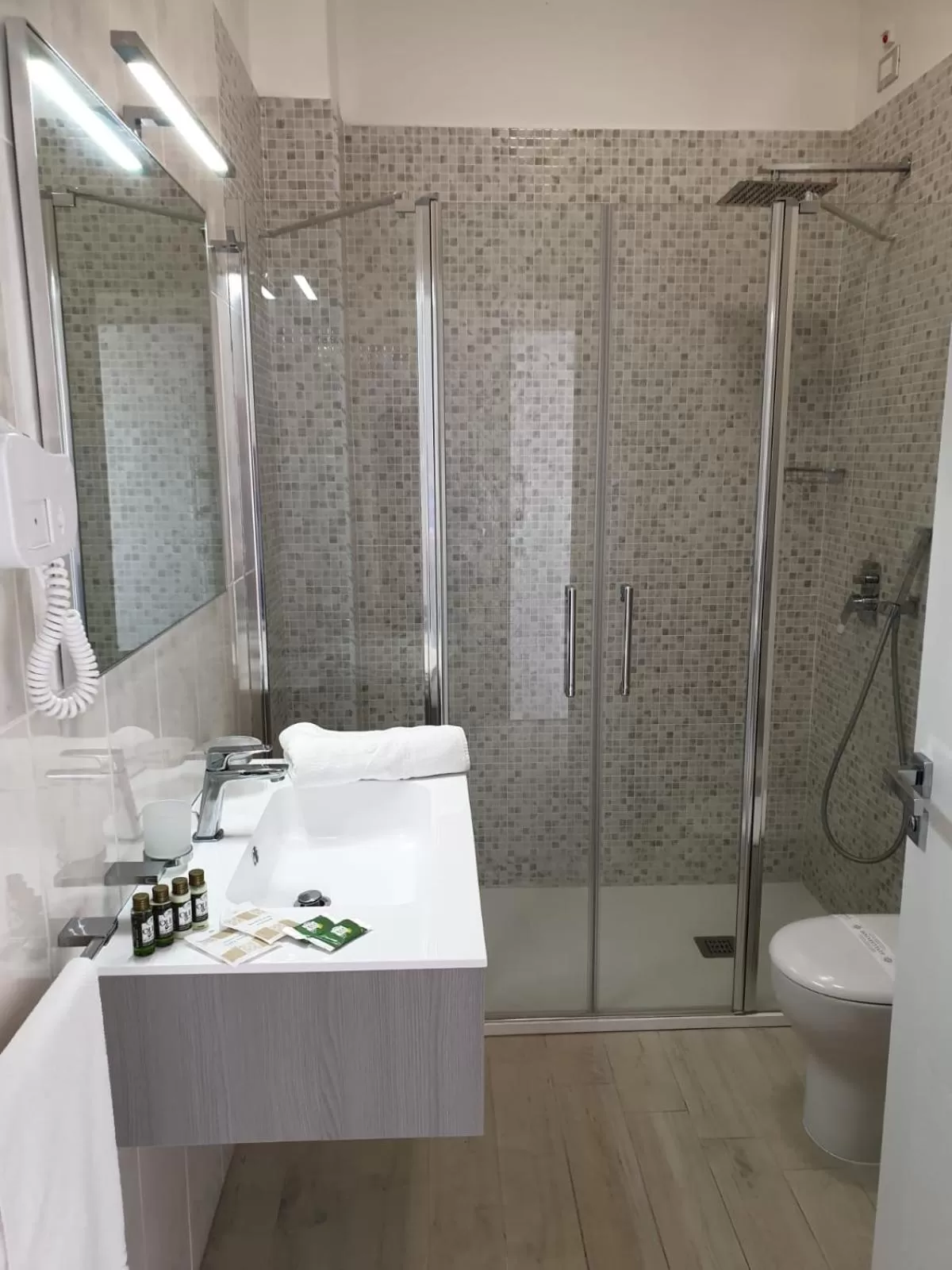 Shower in Hotel Aurora