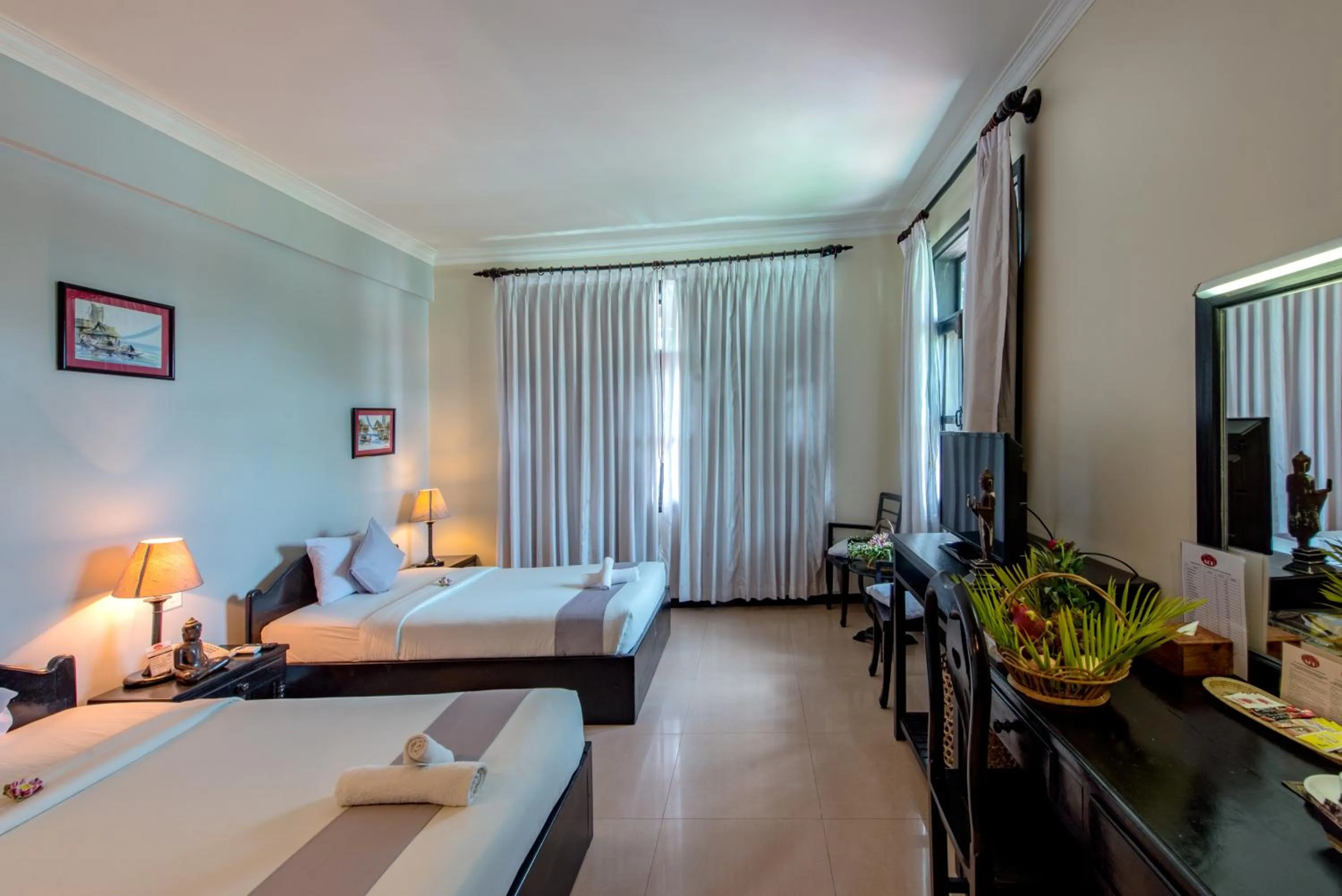Photo of the whole room, Bed in Angkor Panoramic Boutique Hotel