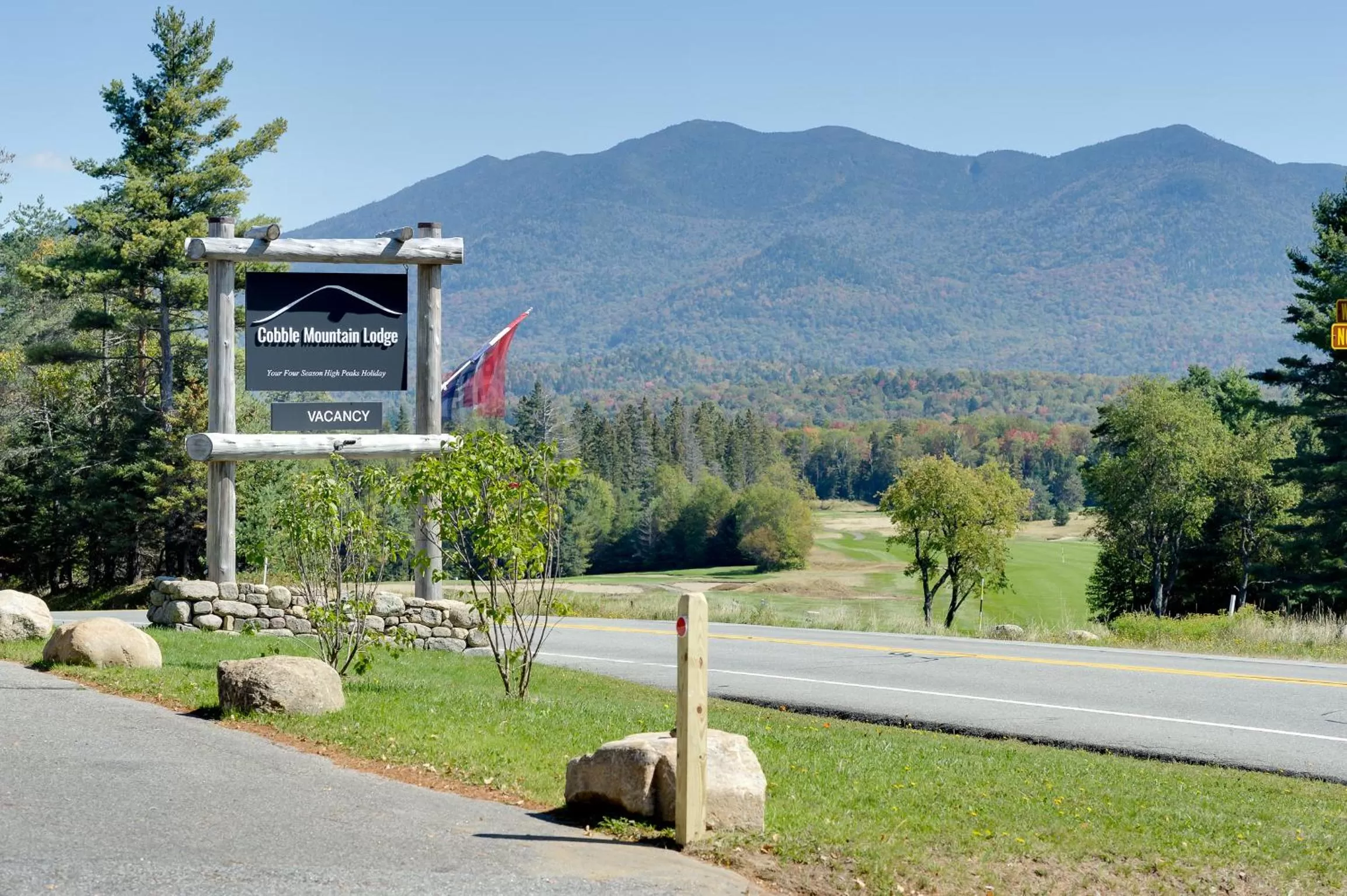 Property logo or sign in Cobble Mountain Lodge