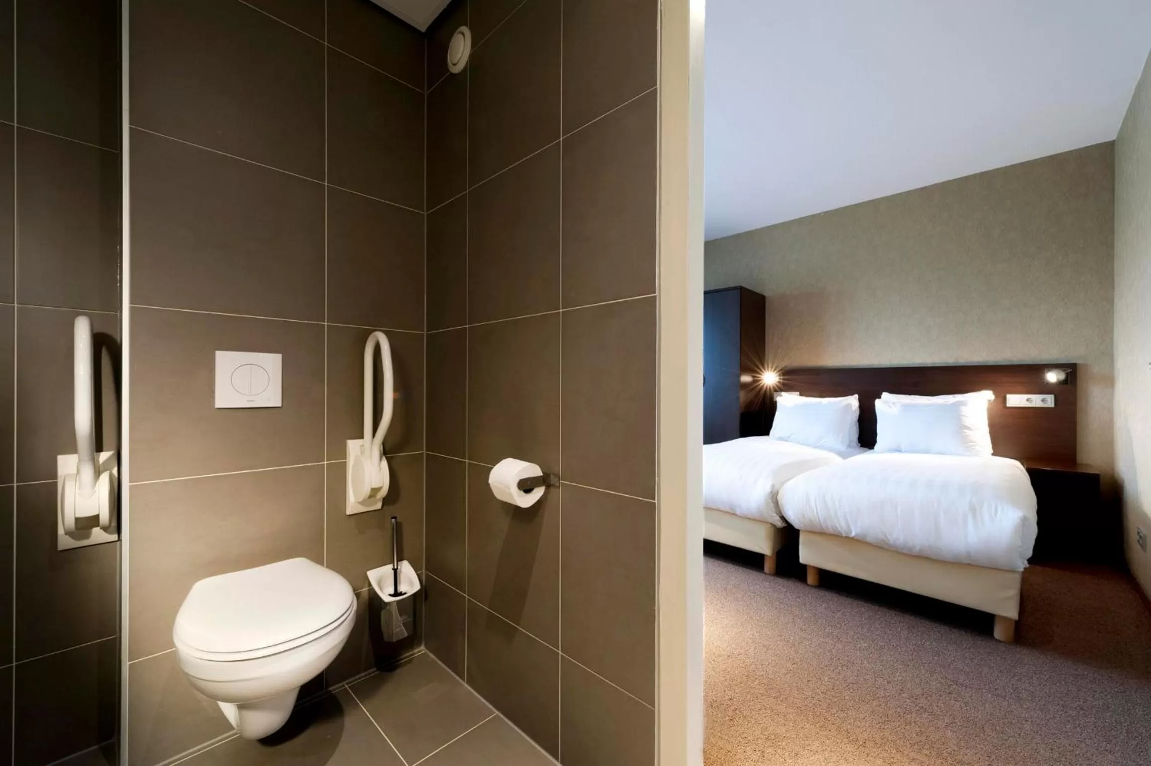 Bed in Hotel Espresso