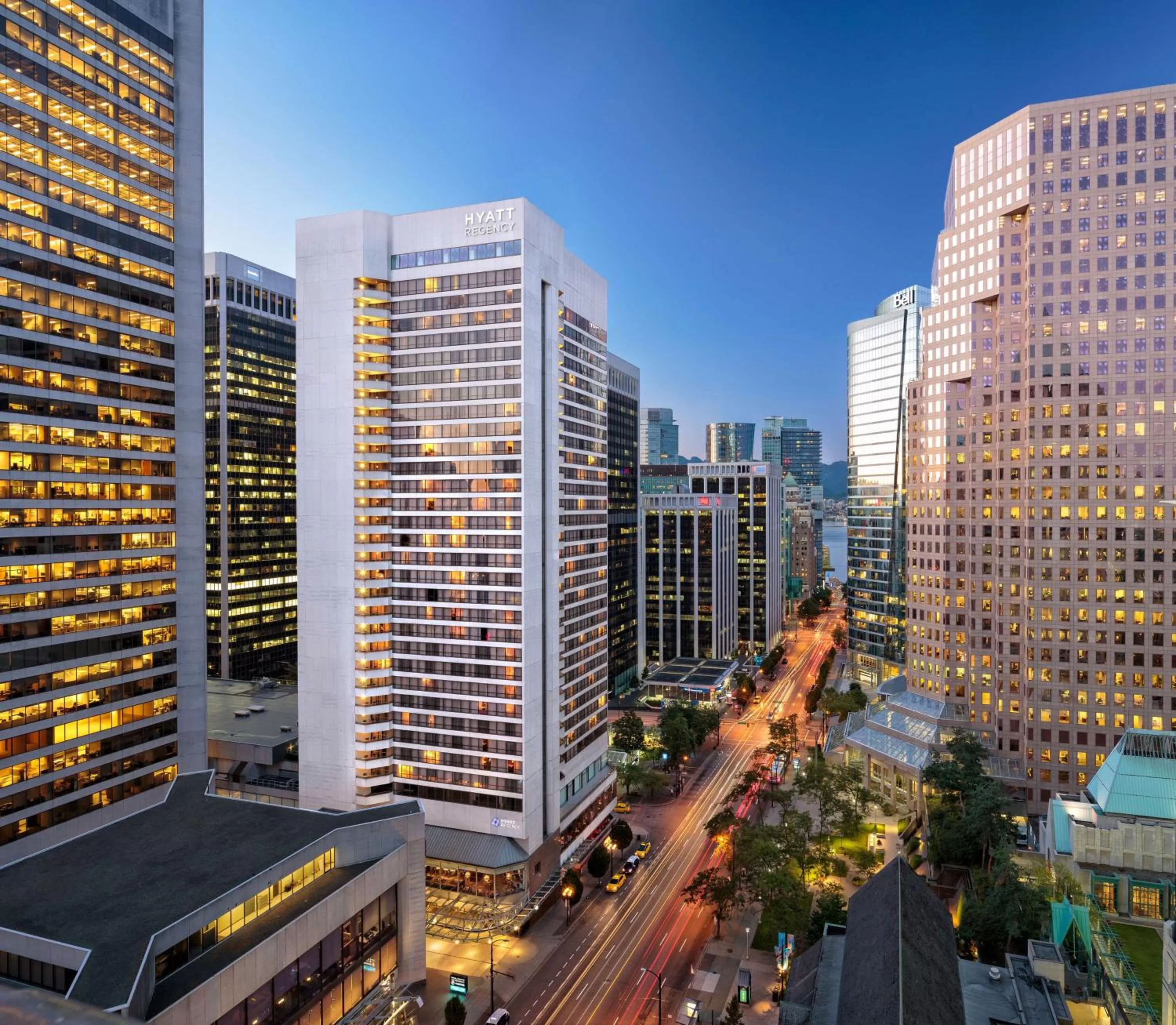 Property building in Hyatt Regency Vancouver