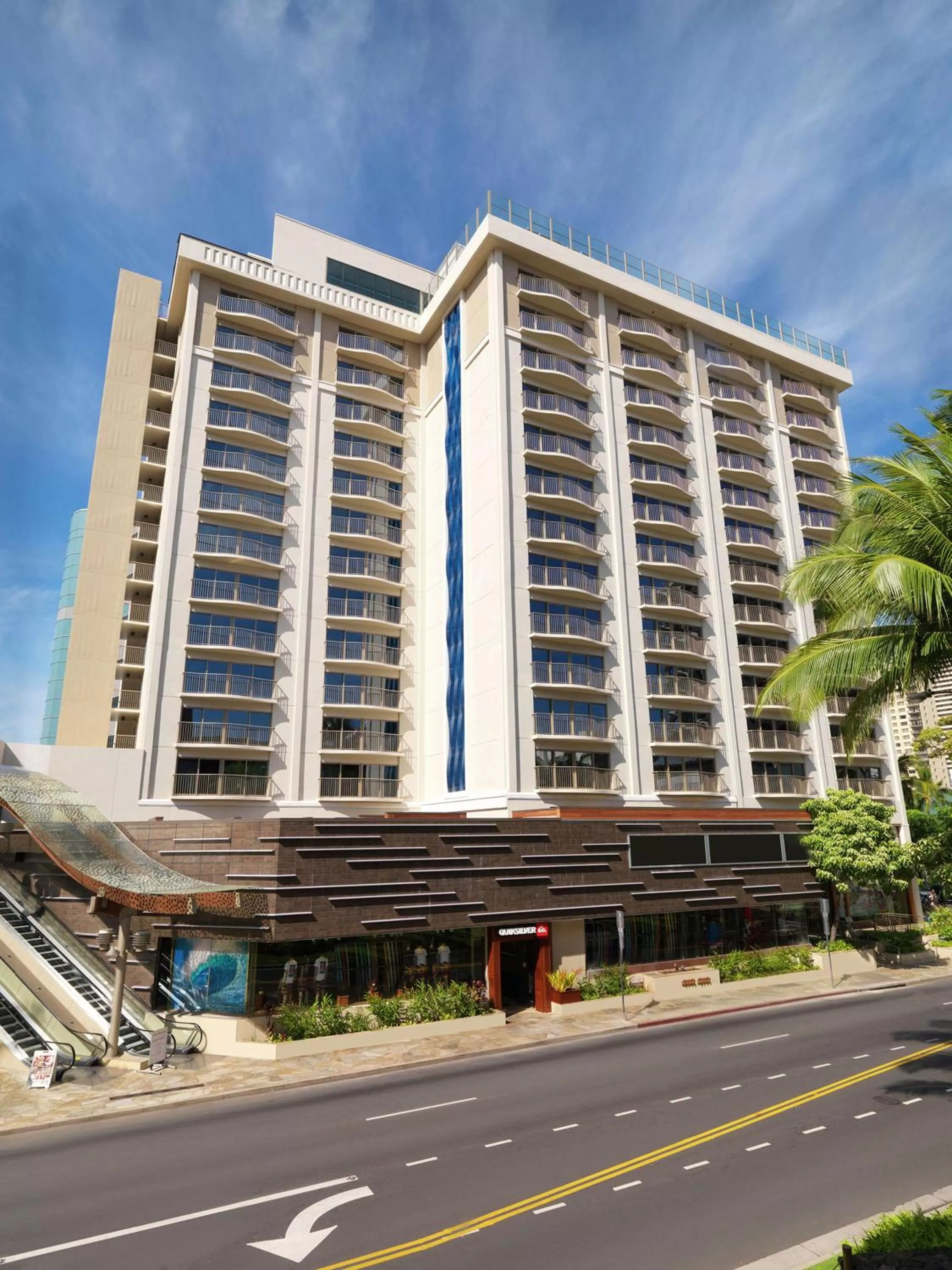 Property building in Hilton Grand Vacations Club Hokulani Waikiki Honolulu