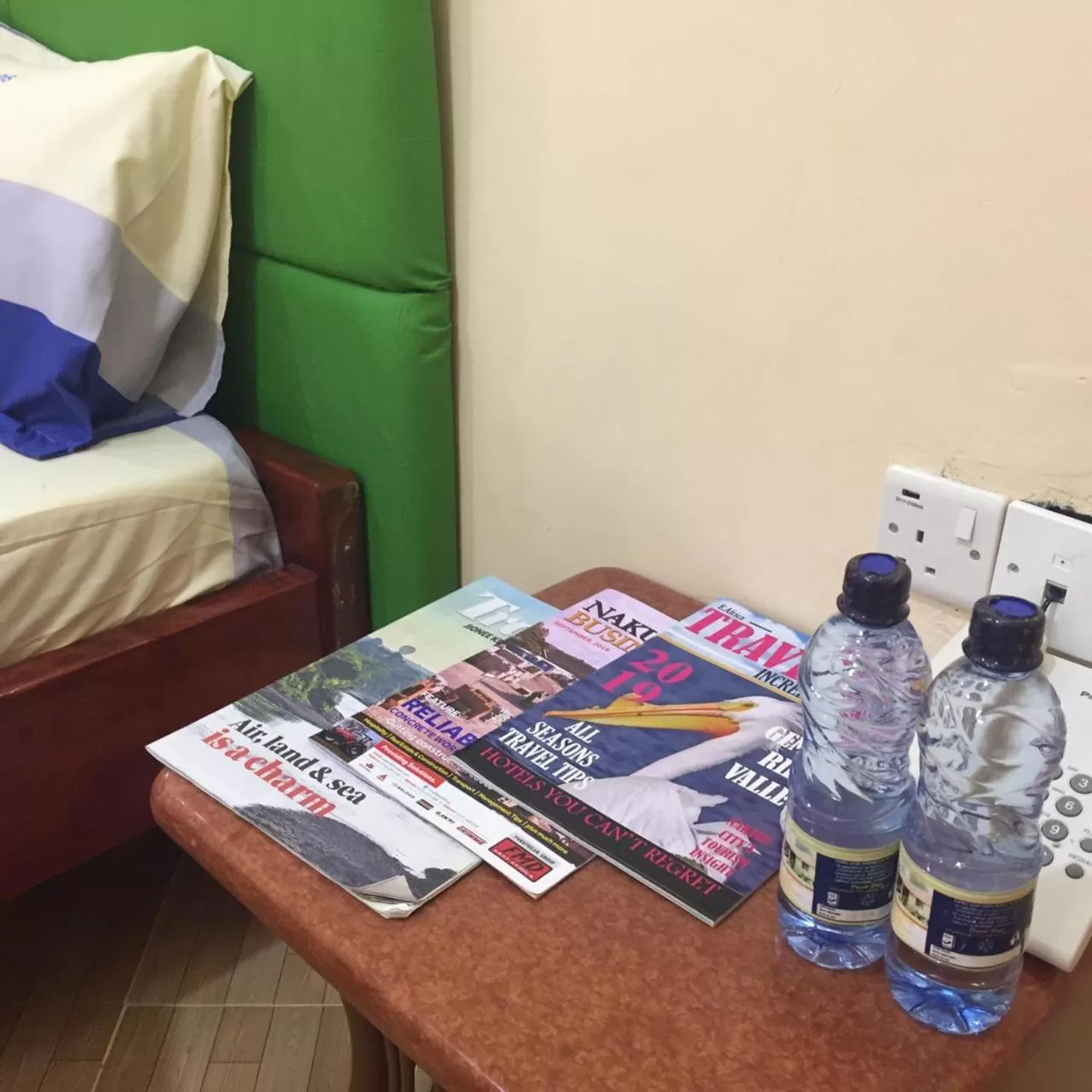 Bed in Vienna Woods Hotel Nakuru