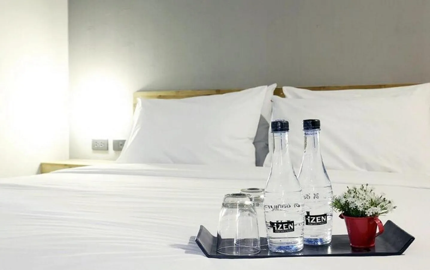 Bed in Izen Plus Budget Hotel & Residence