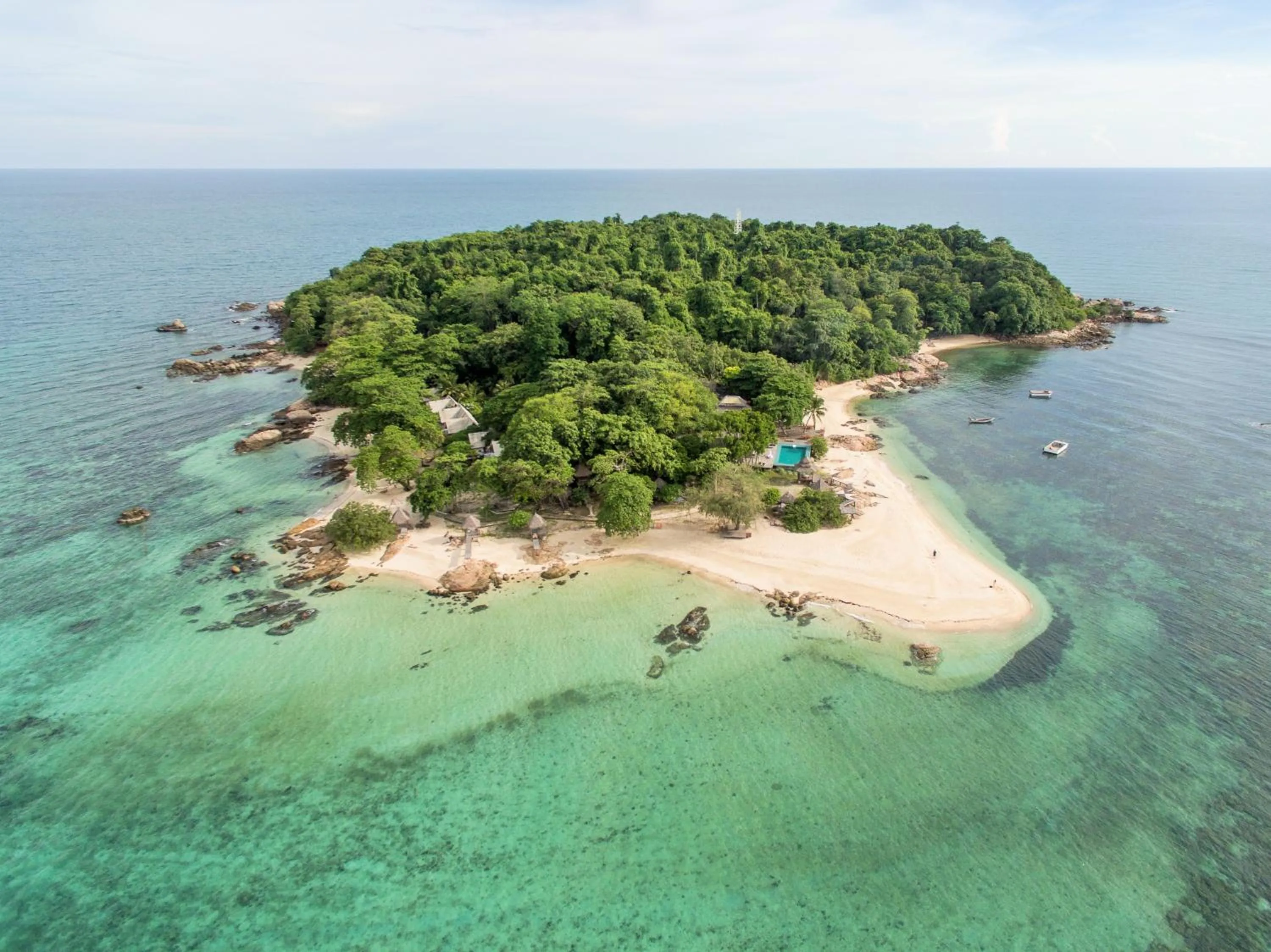Natural landscape in Koh Munnork Private Island