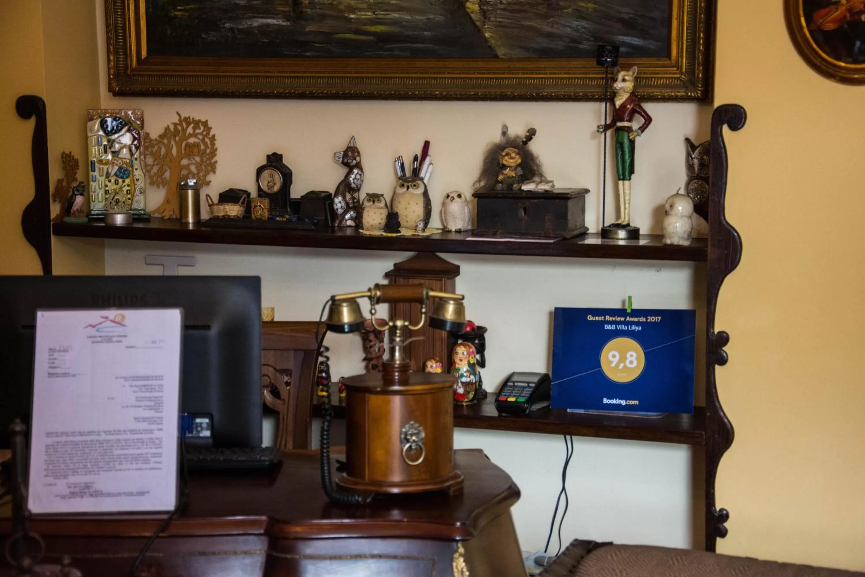 Lobby or reception in B&B Villa Liliya