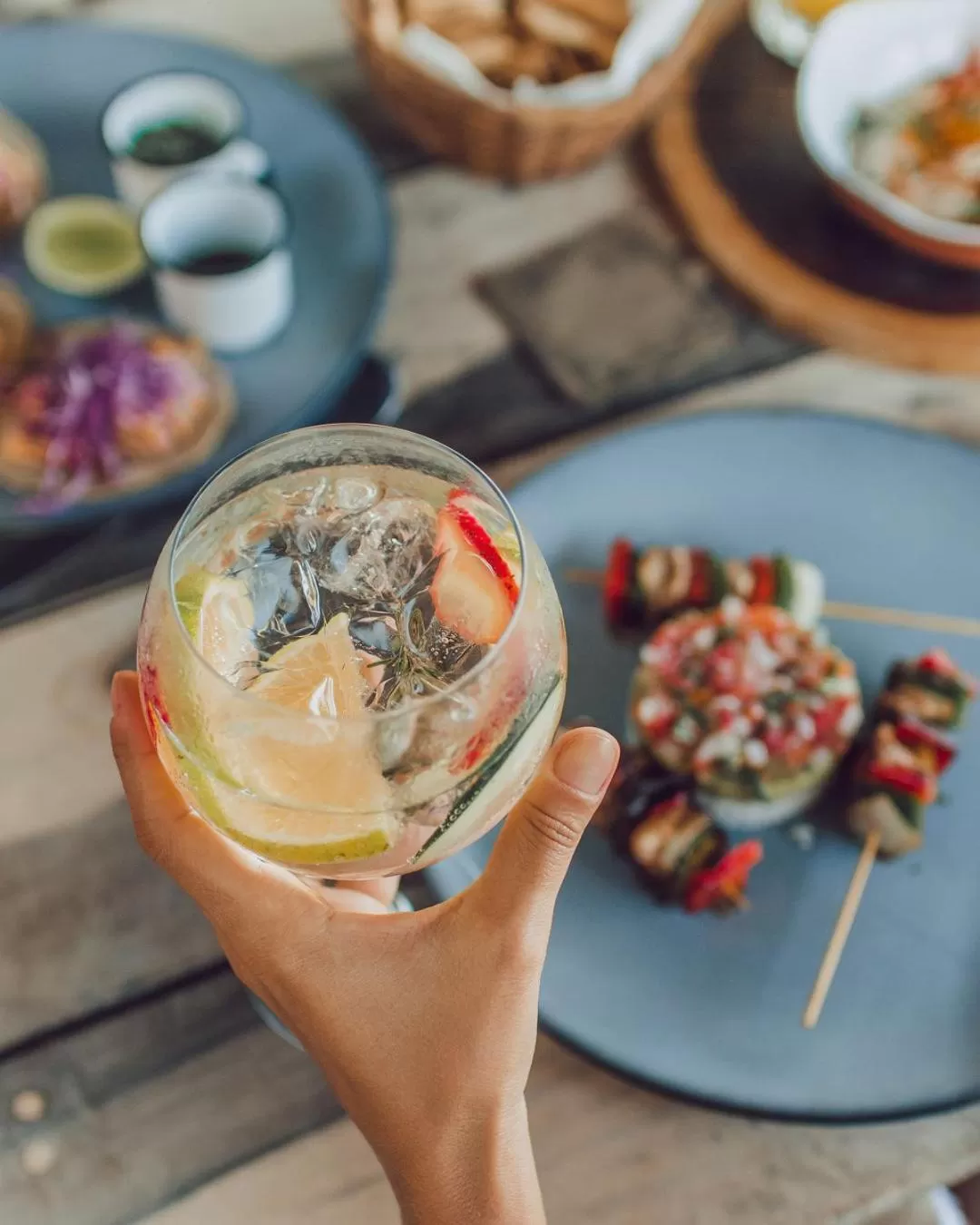 Drinks in Encantada Tulum