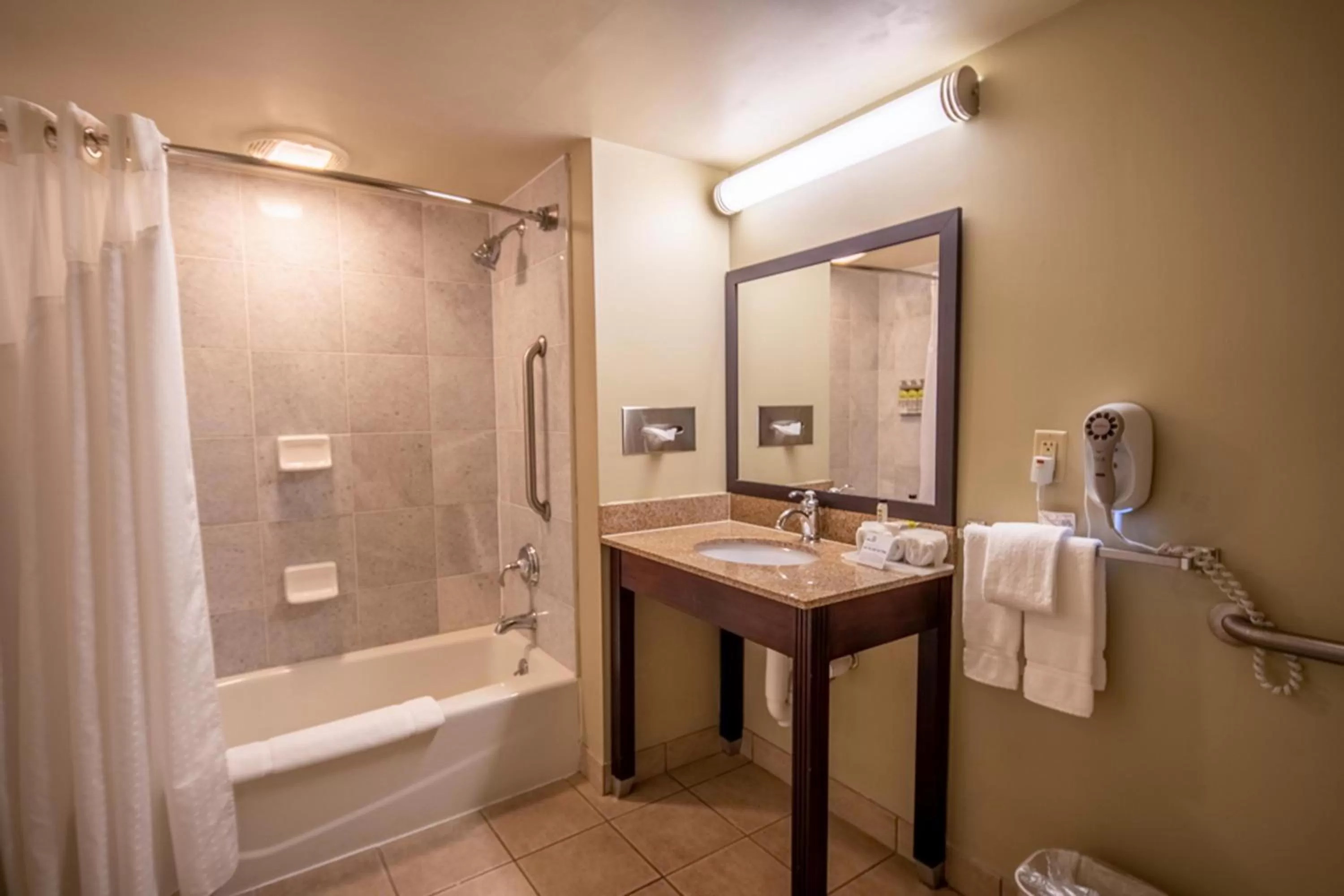 Bathroom in Holiday Inn Express Hotel & Suites Pittsburgh Airport by IHG
