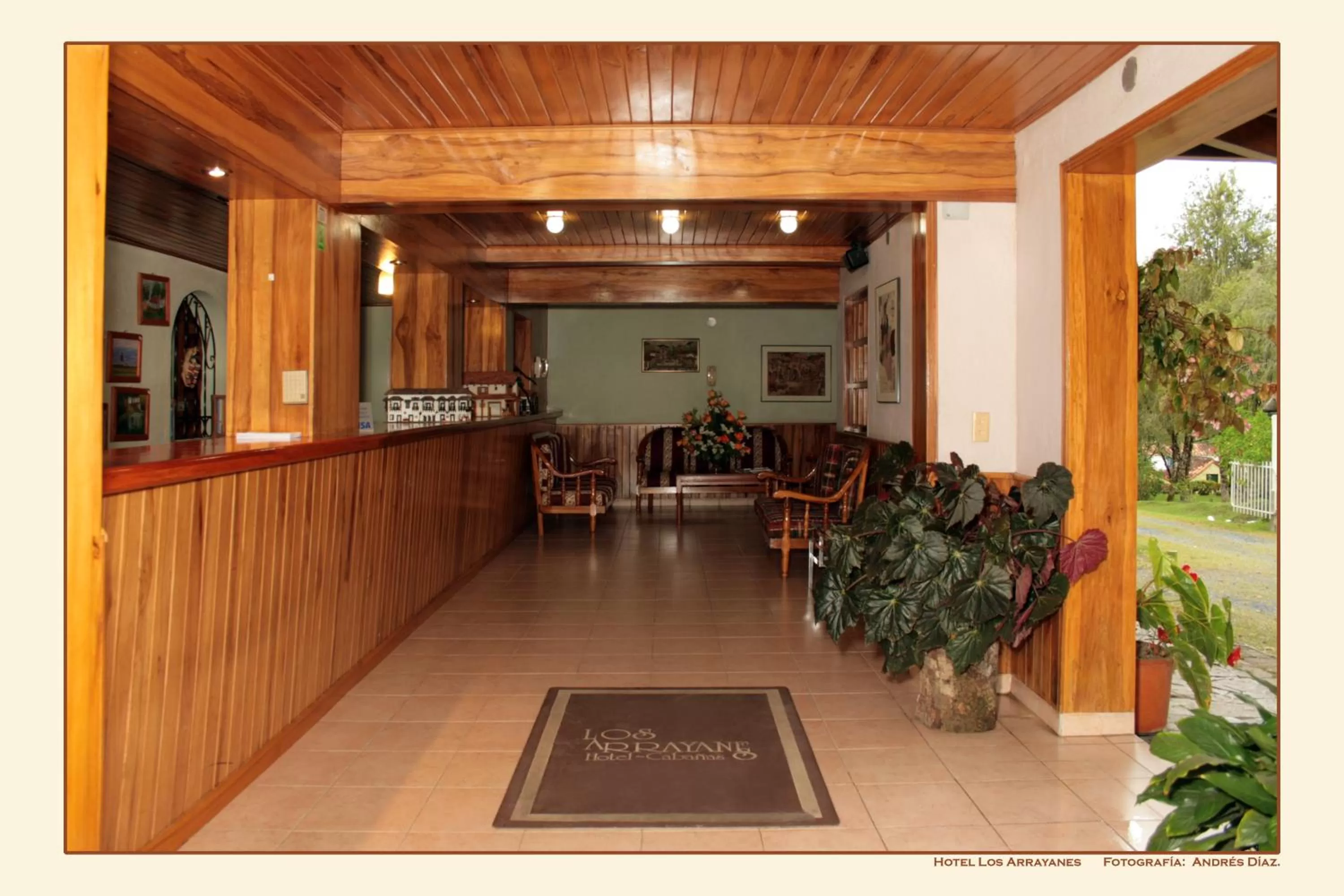 Lobby or reception in Hotel Campestre Los Arrayanes