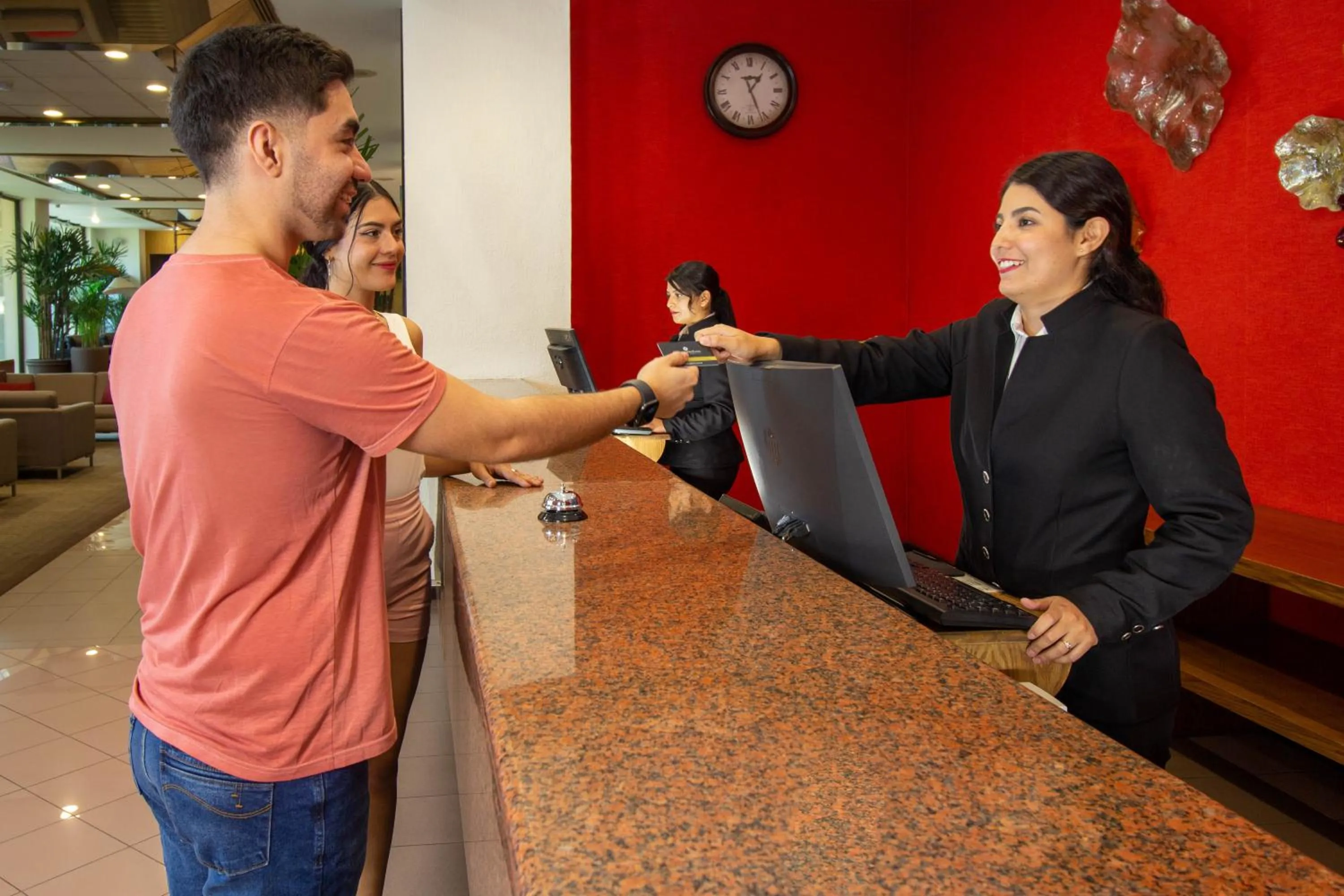 Lobby or reception in Hotel Guadalajara Plaza Expo