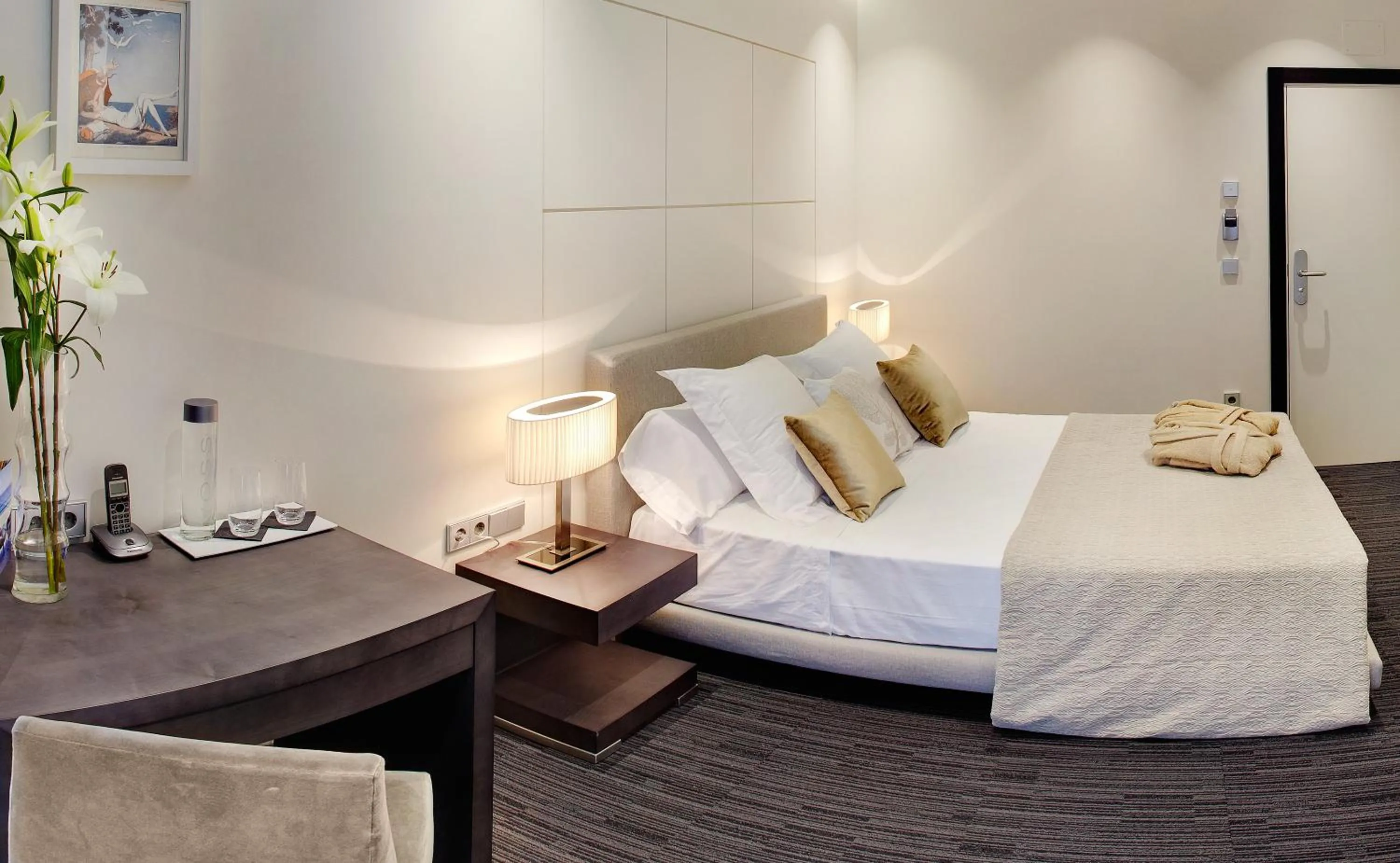 Bed in Cosmopolita Hotel Boutique & Spa