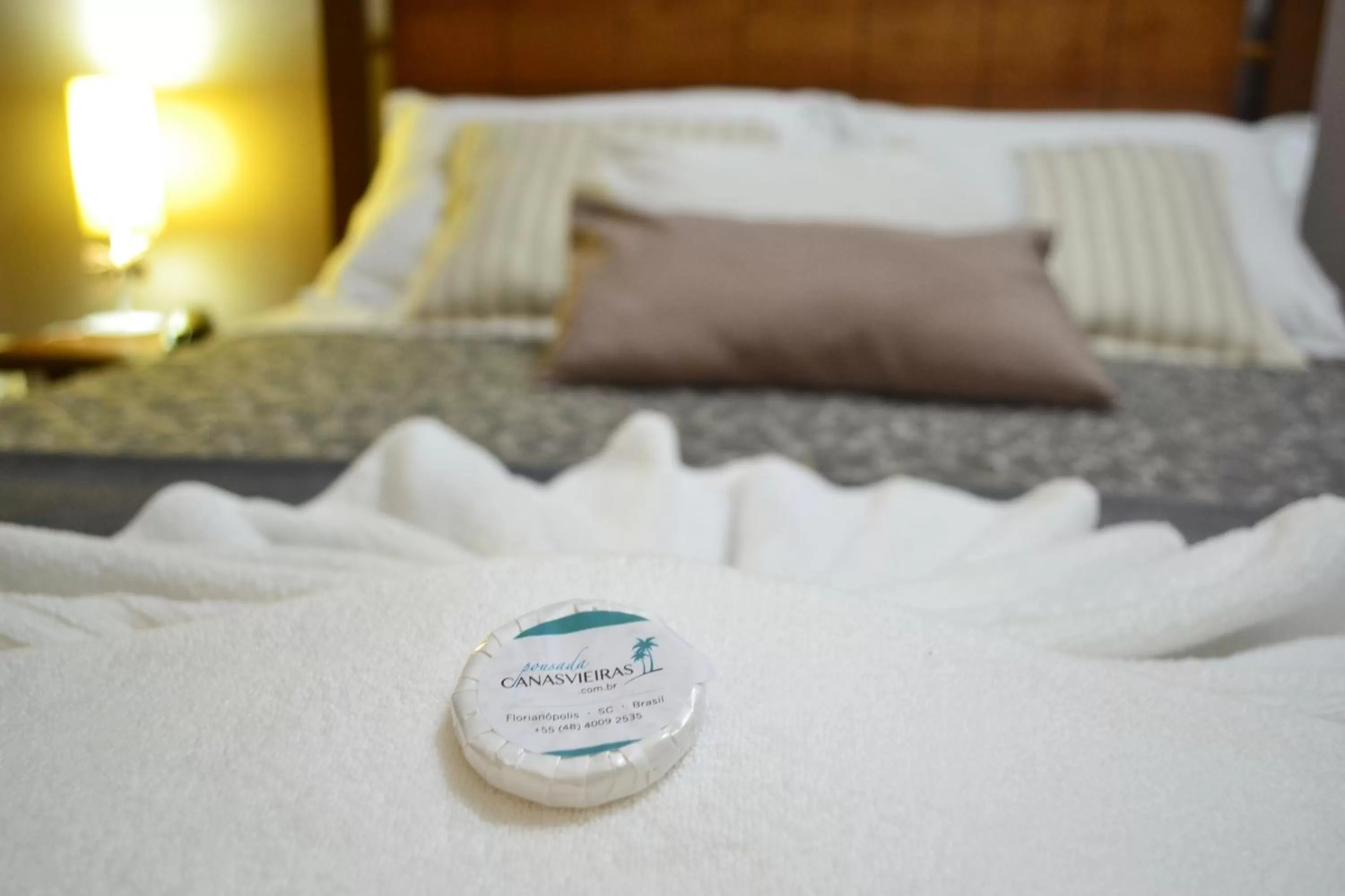 Decorative detail, Bed in Pousada Canasvieiras