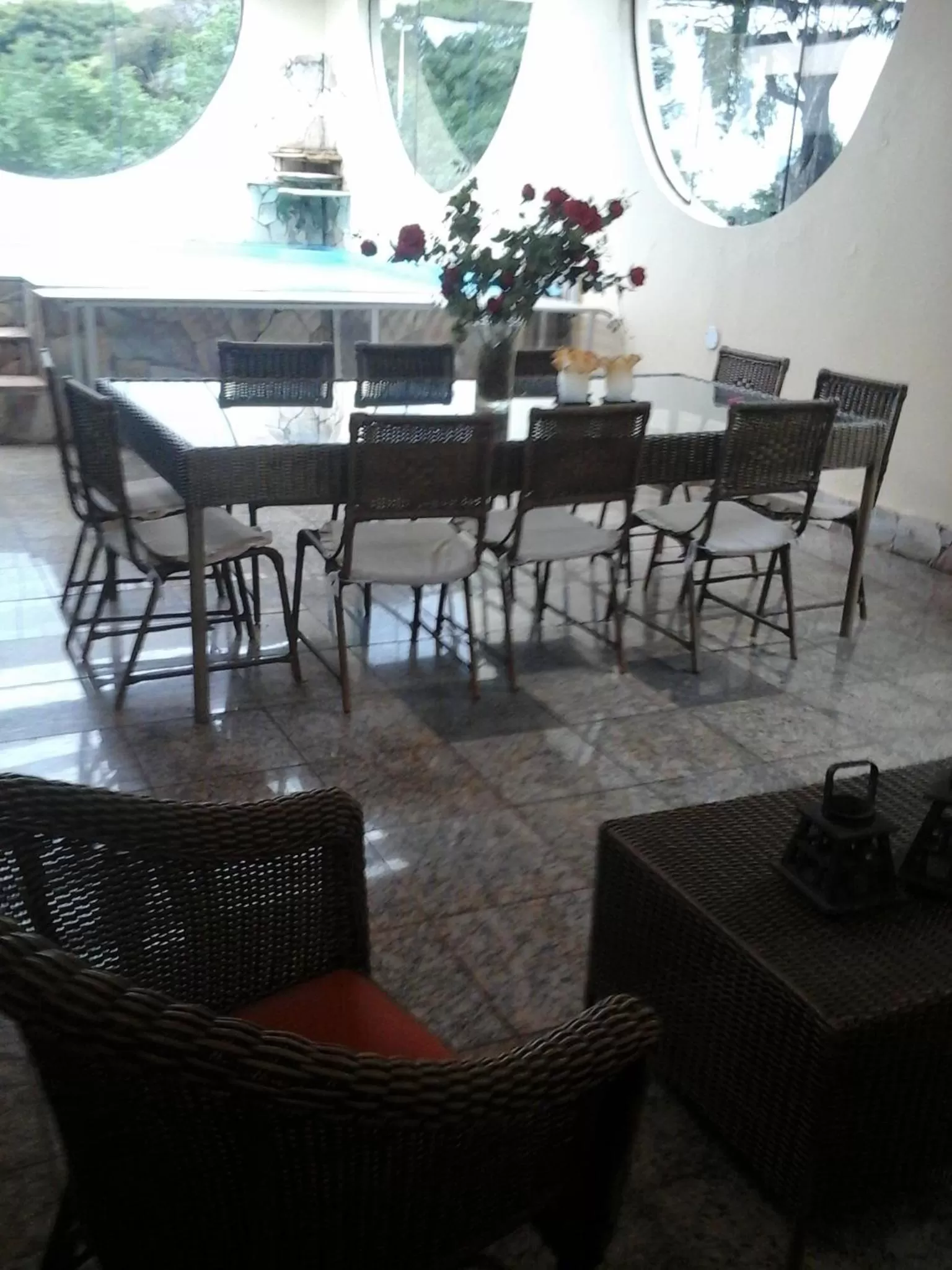 Patio, Restaurant/Places to Eat in KzaZendf Cama e Cafe Asa Sul