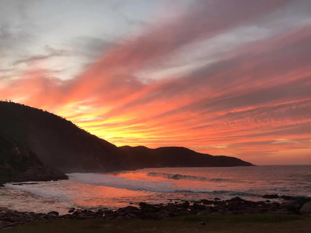 Sunset in Pousada L'étage