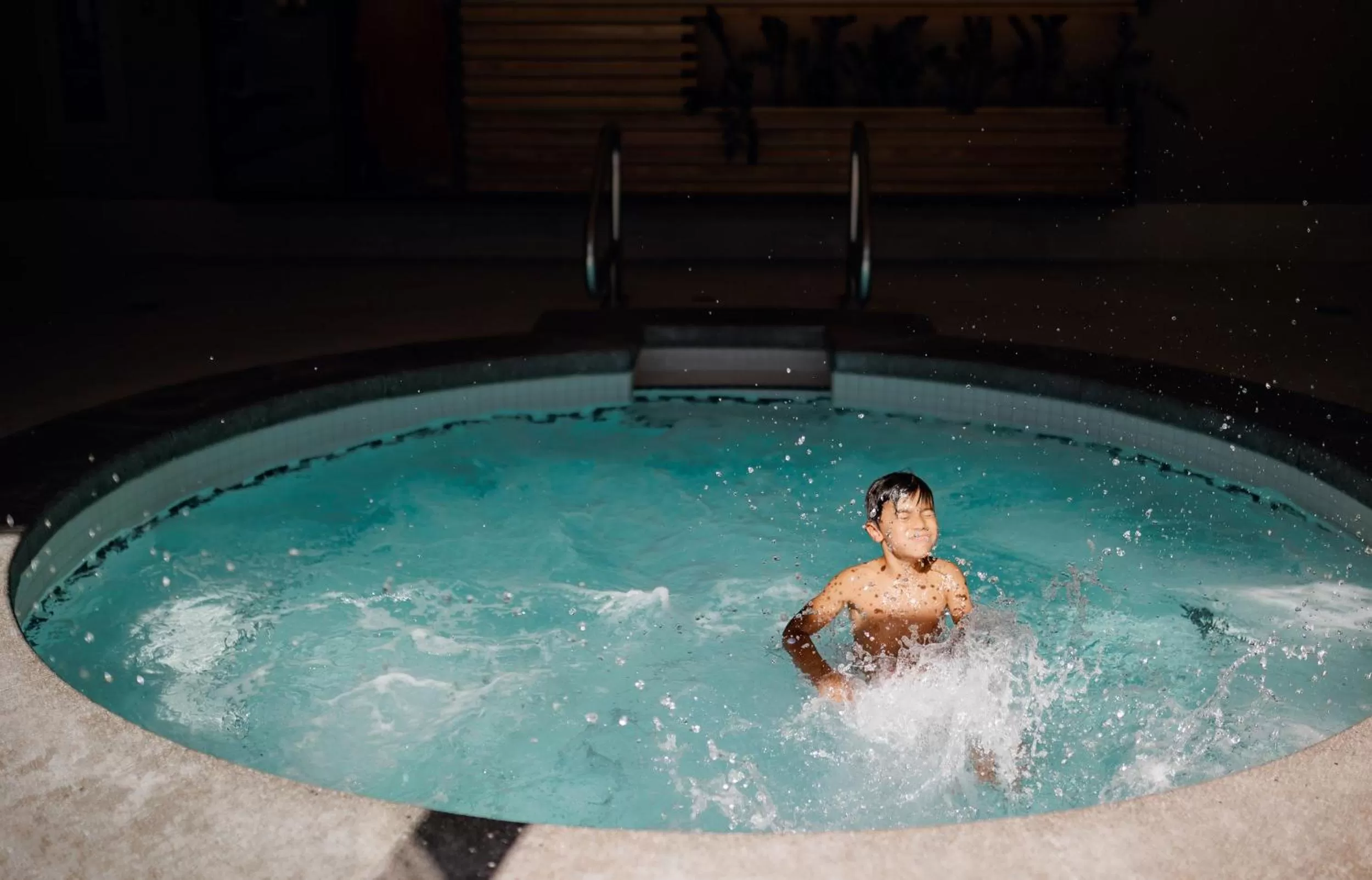Swimming pool in Fairmont Chateau Whistler