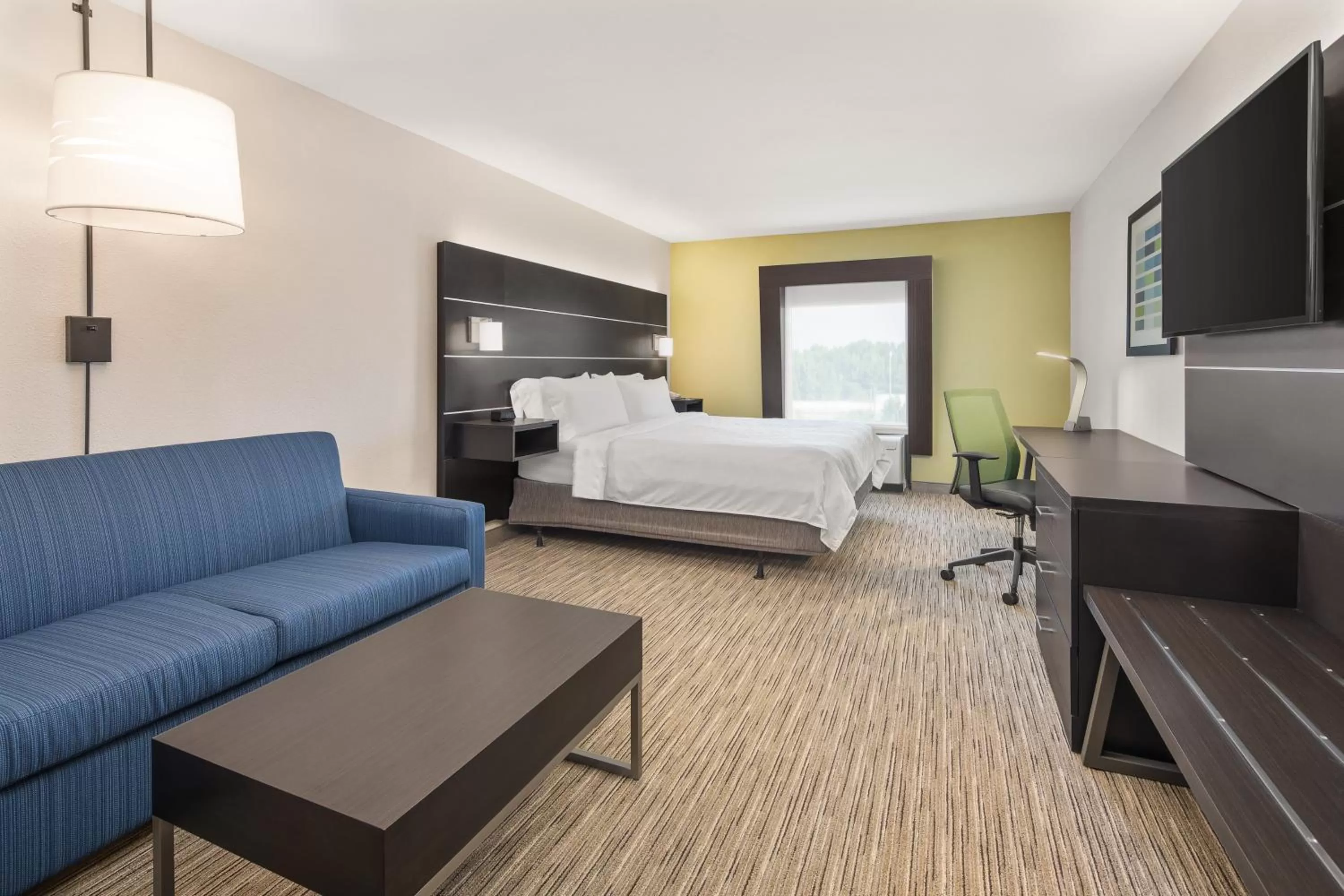 Photo of the whole room, Bed in Holiday Inn Express Hotels & Suites Greenville-Spartanburg/Duncan by IHG